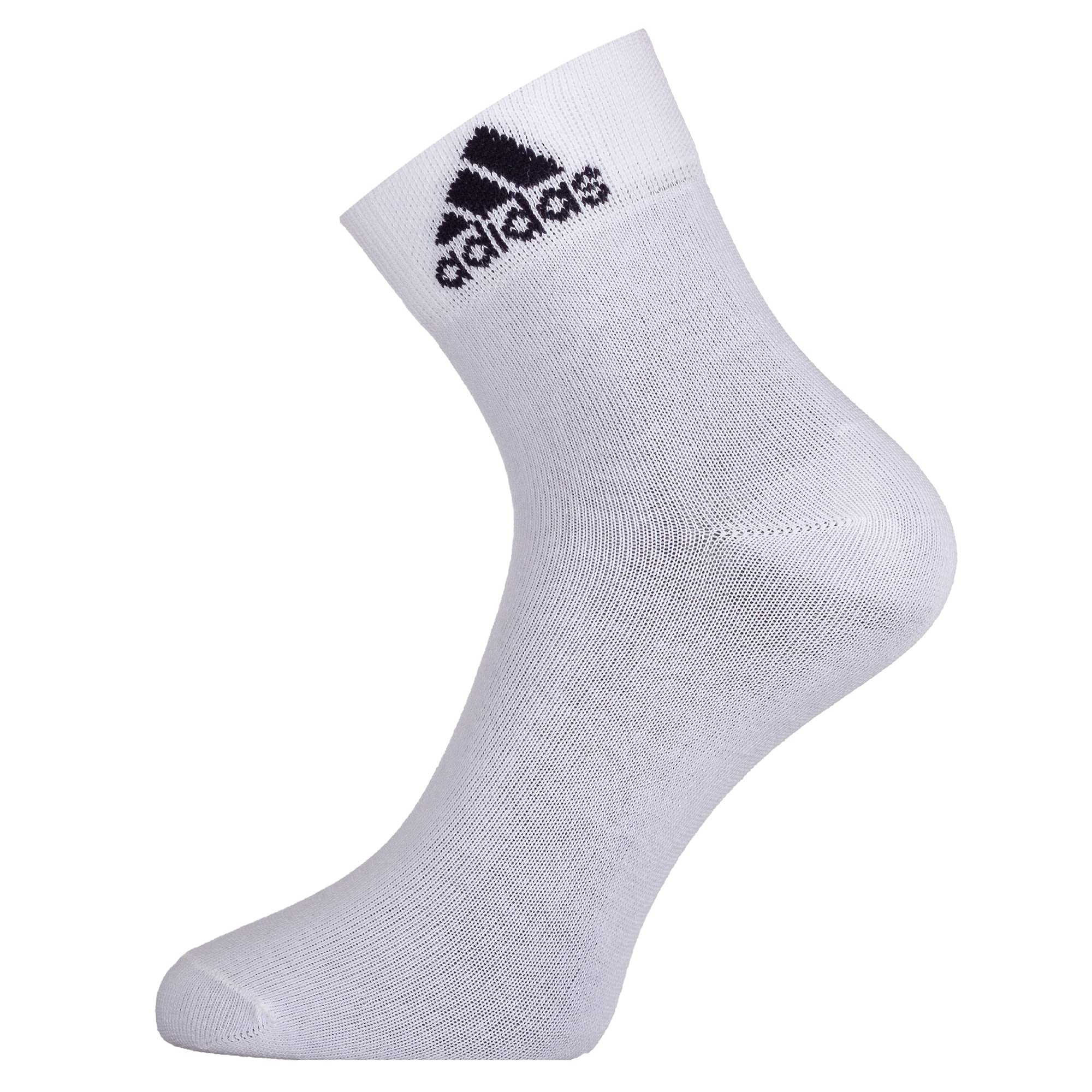 Adidas Men's White Cotton Ankle Socks - Image 3