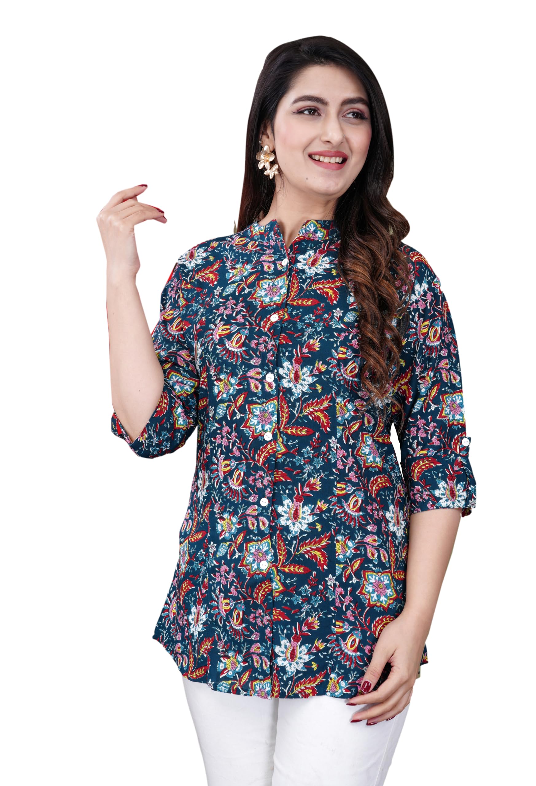 FebQ Printed Shirt for Women