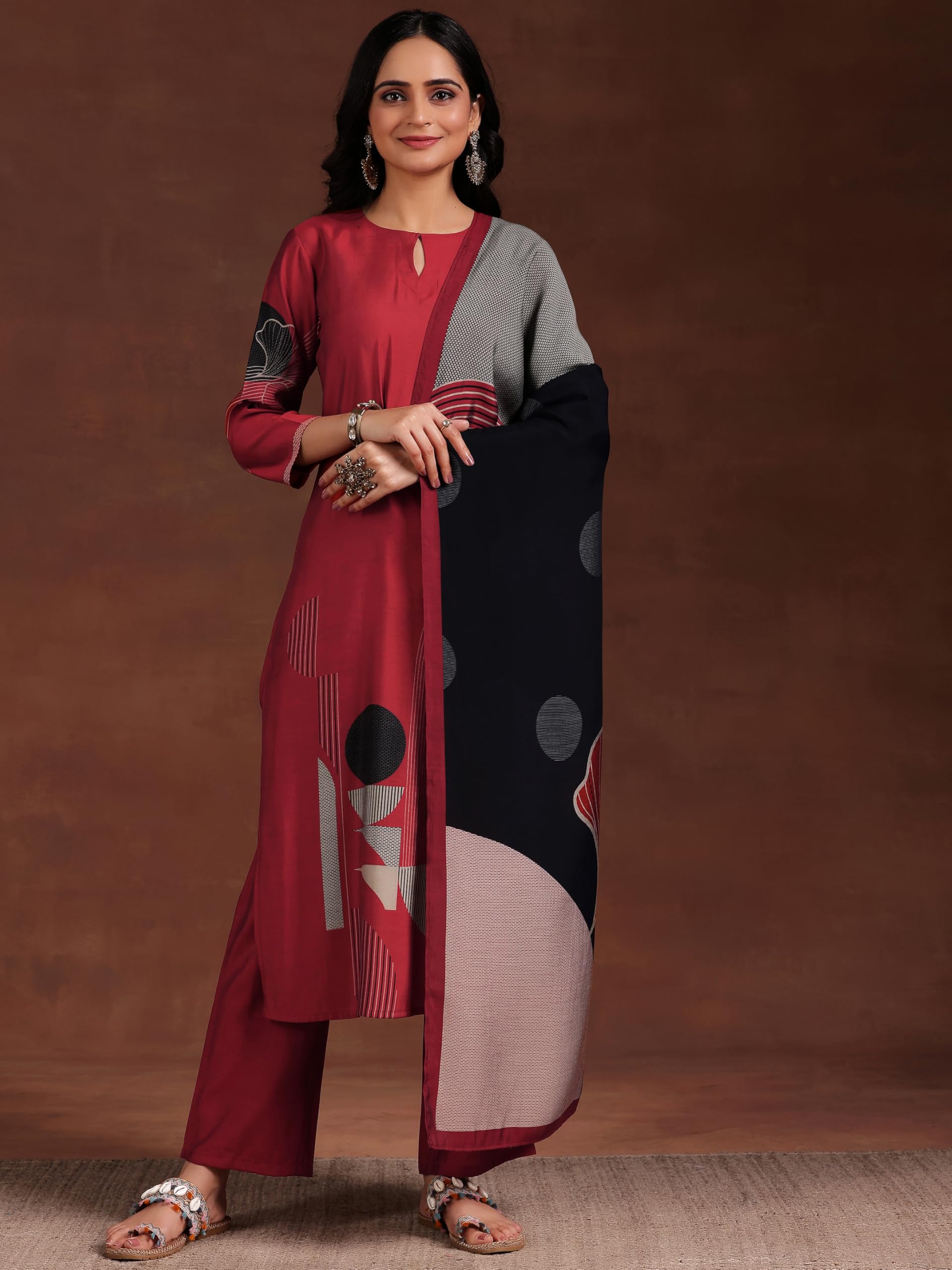 Libas Women's Silk Blend Kurta Sets - Image 2