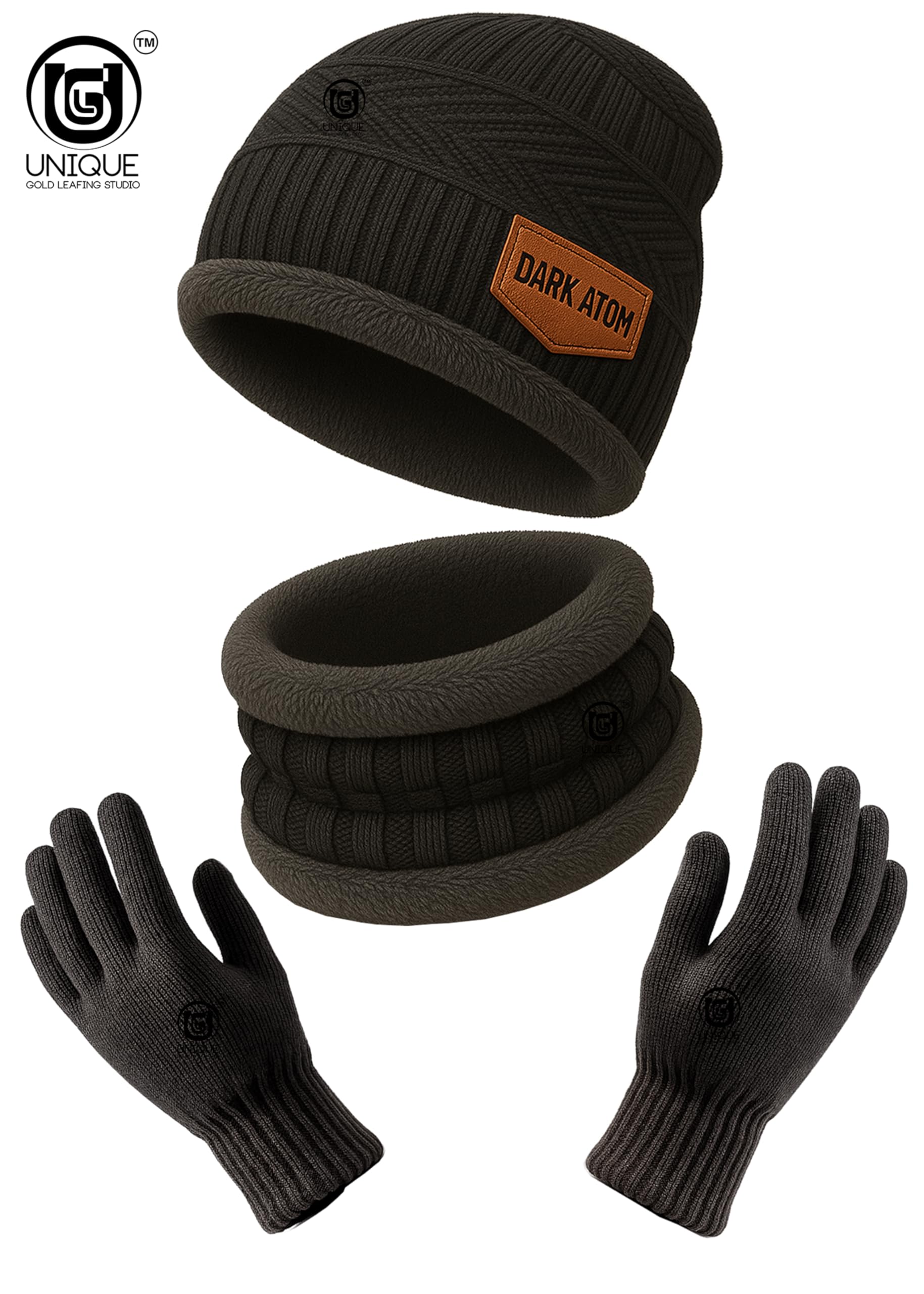 UGLS Wool Winter Cap Set for Men & Women - Image 4