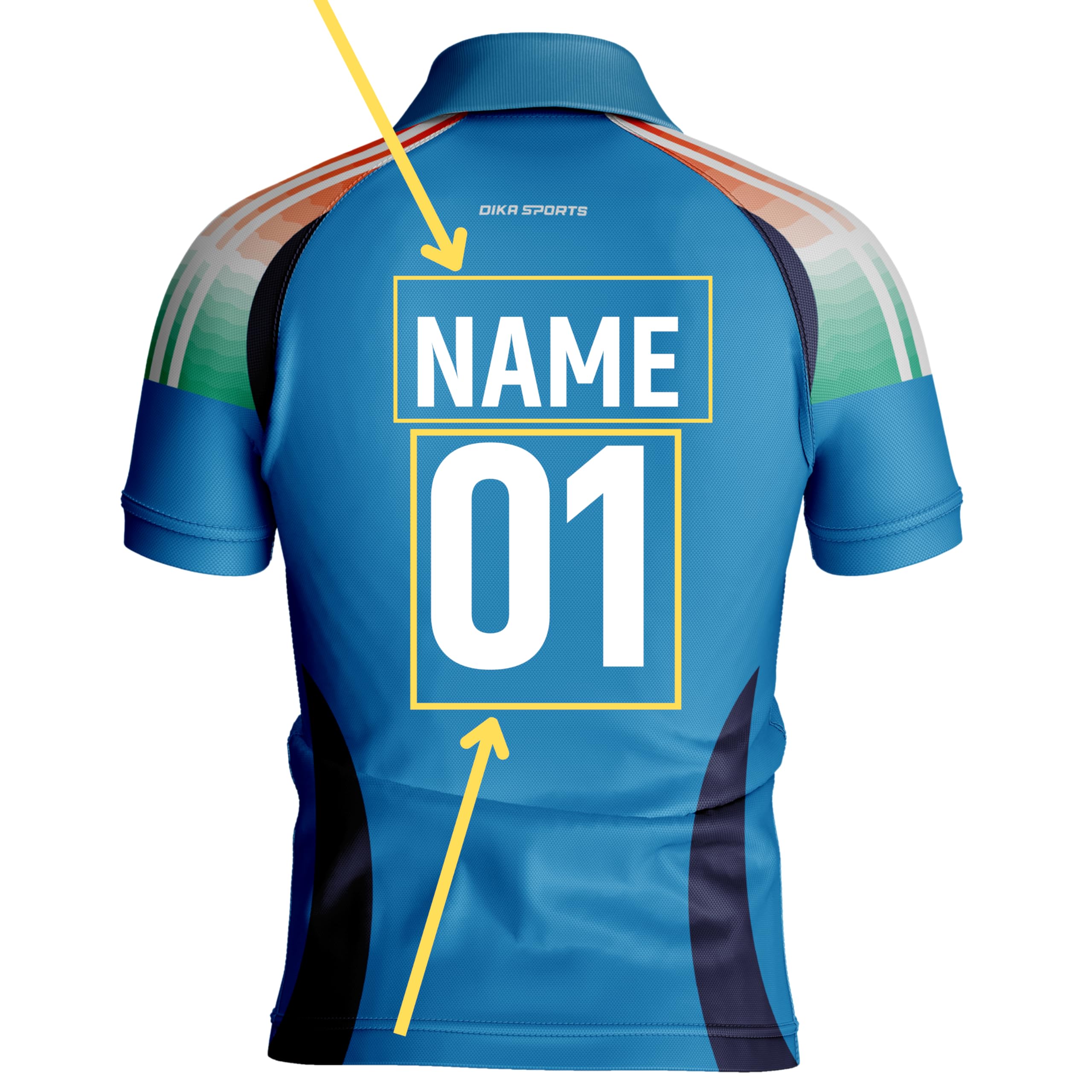 Dika Sports ODI Jersey for Men and Boys - Image 4