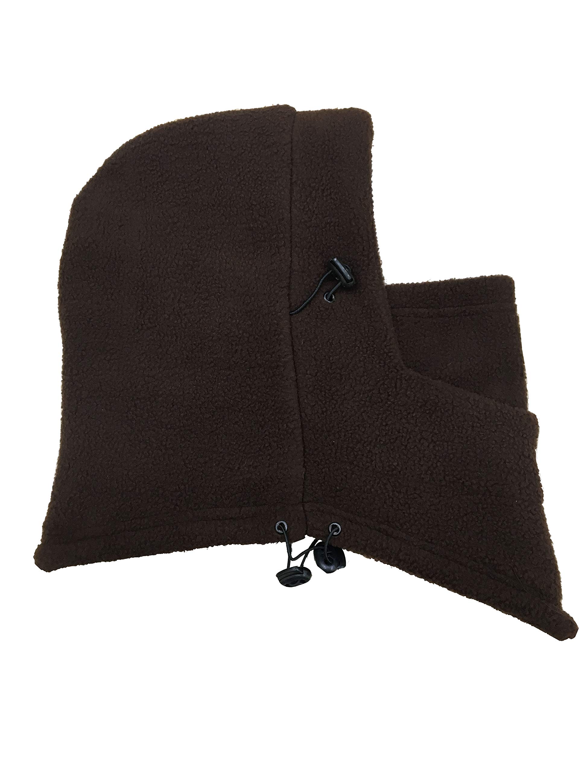 Gajraj Unisex Polar Fleece Face Mask - Brown - Image 2