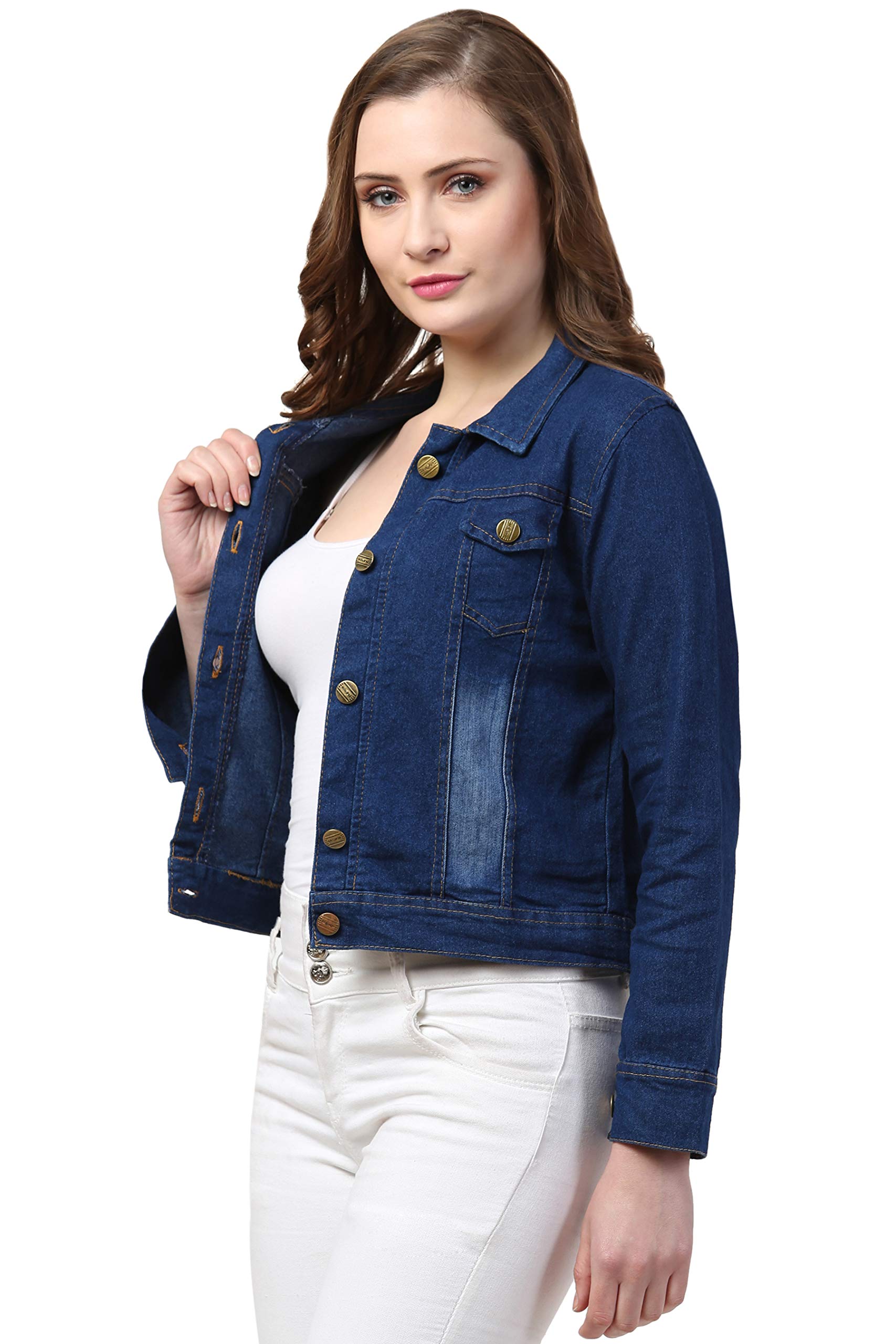FUNDAY FASHION Women Denim Jacket - Blue - Image 3