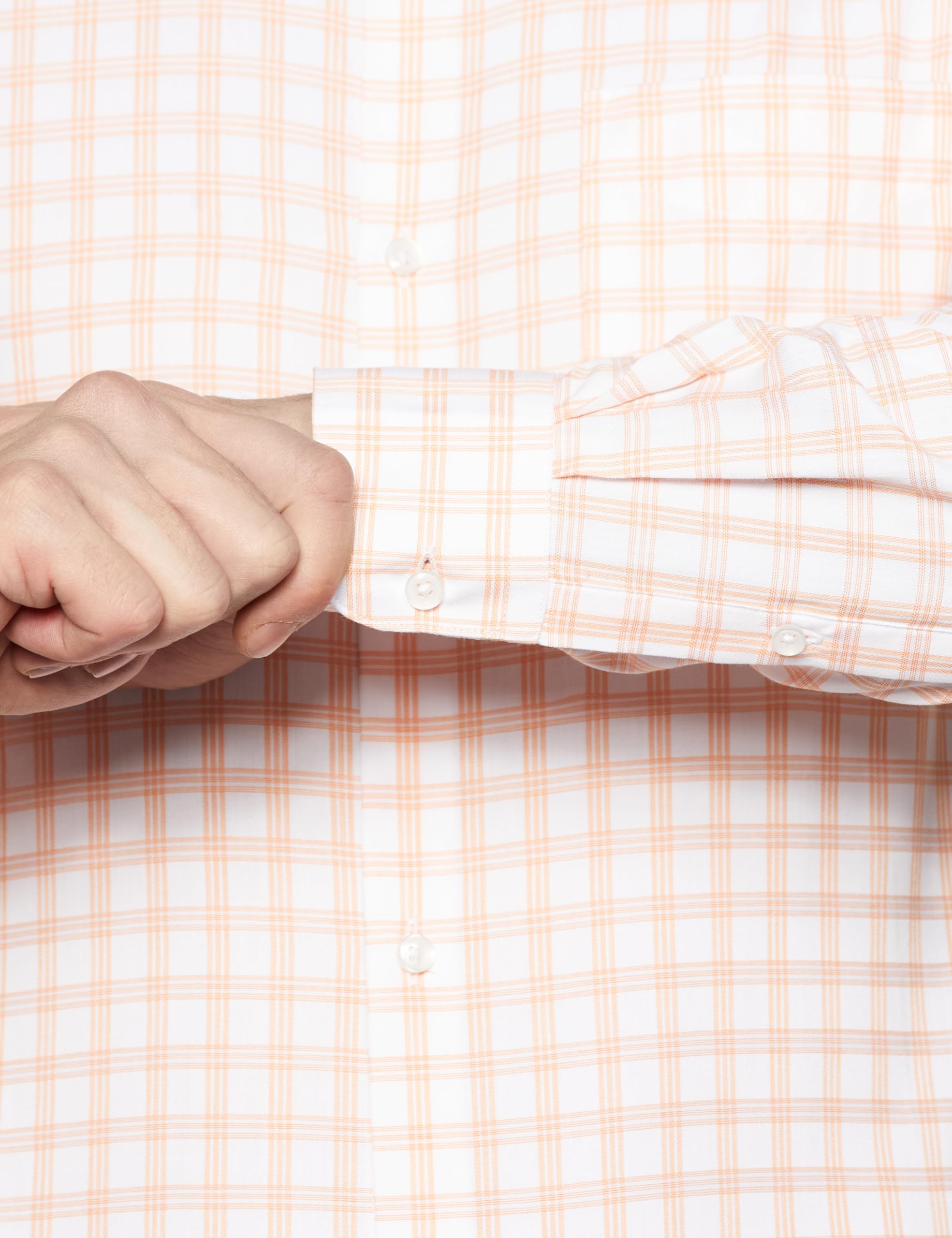 Peter England Men Classic Checkered Formal Shirt - Image 3