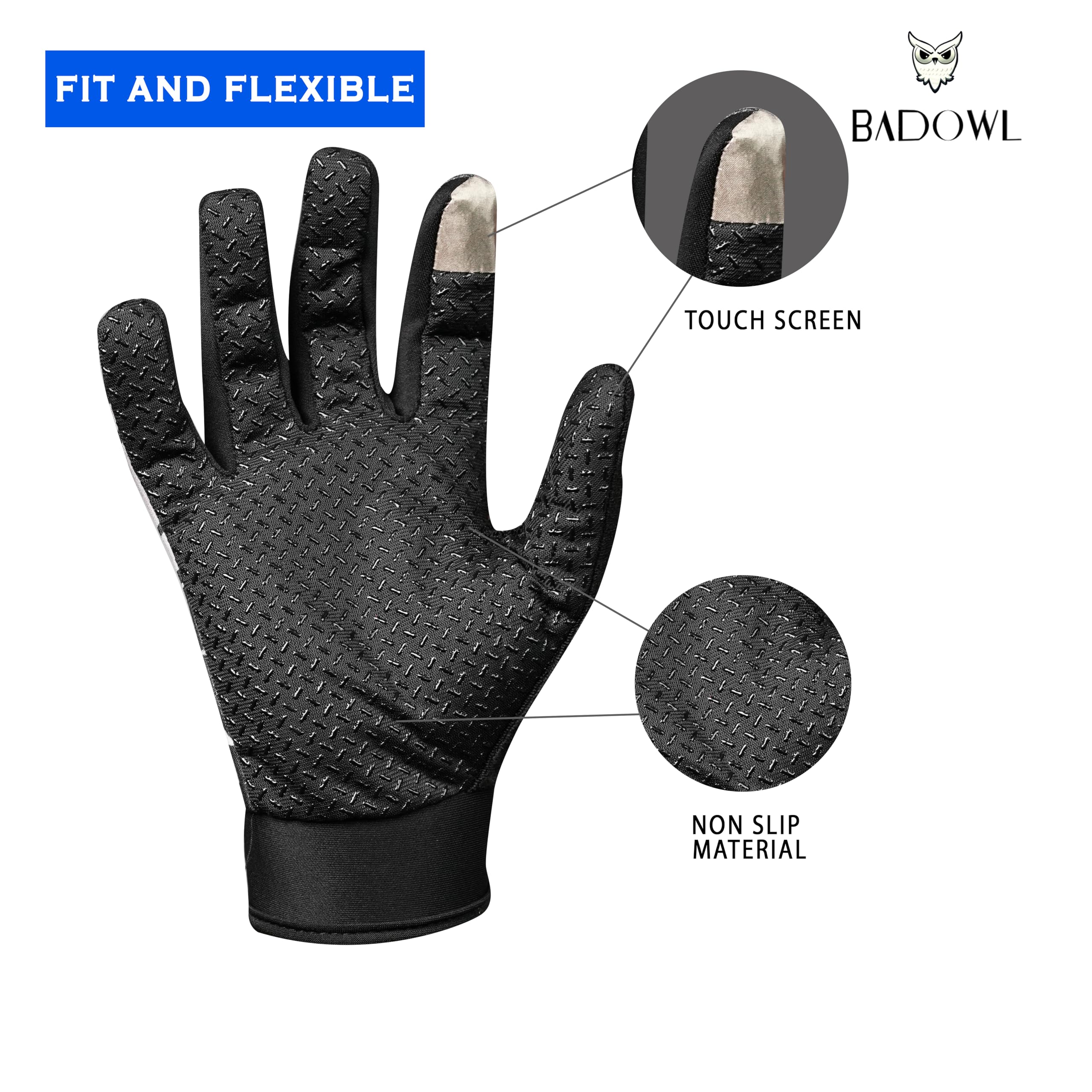 BADOWL Bike Riding Gloves for Men & Women - Image 3