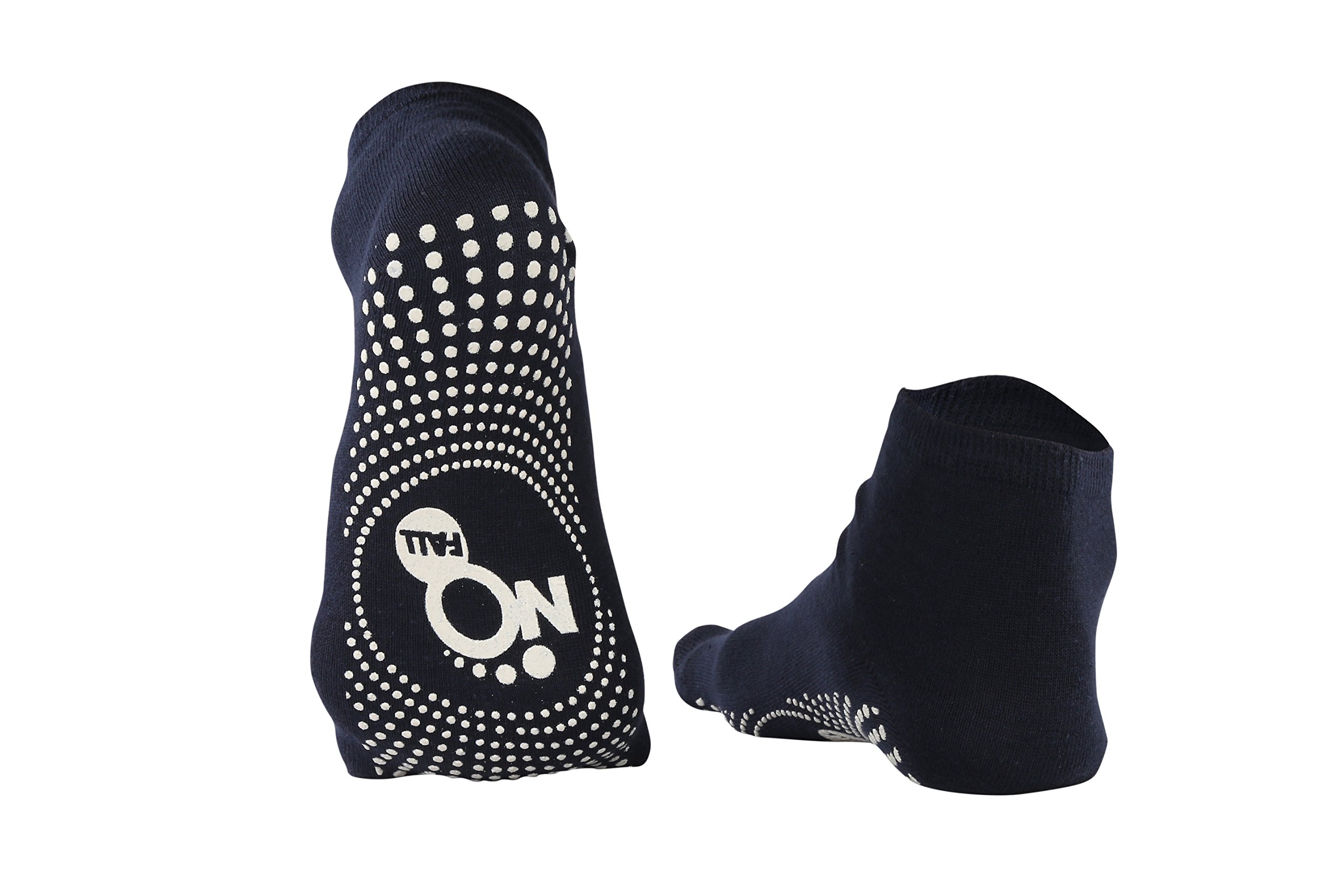 NOFALL Navy Blue Cotton Ankle Socks for Women - Image 3