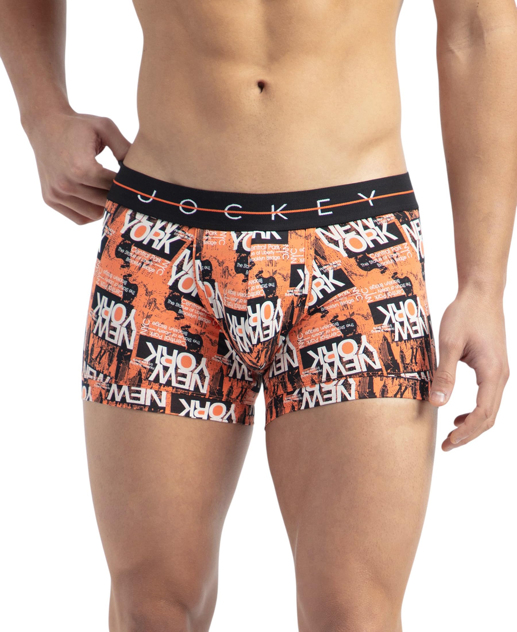 Jockey Men's Trunks - Black & White