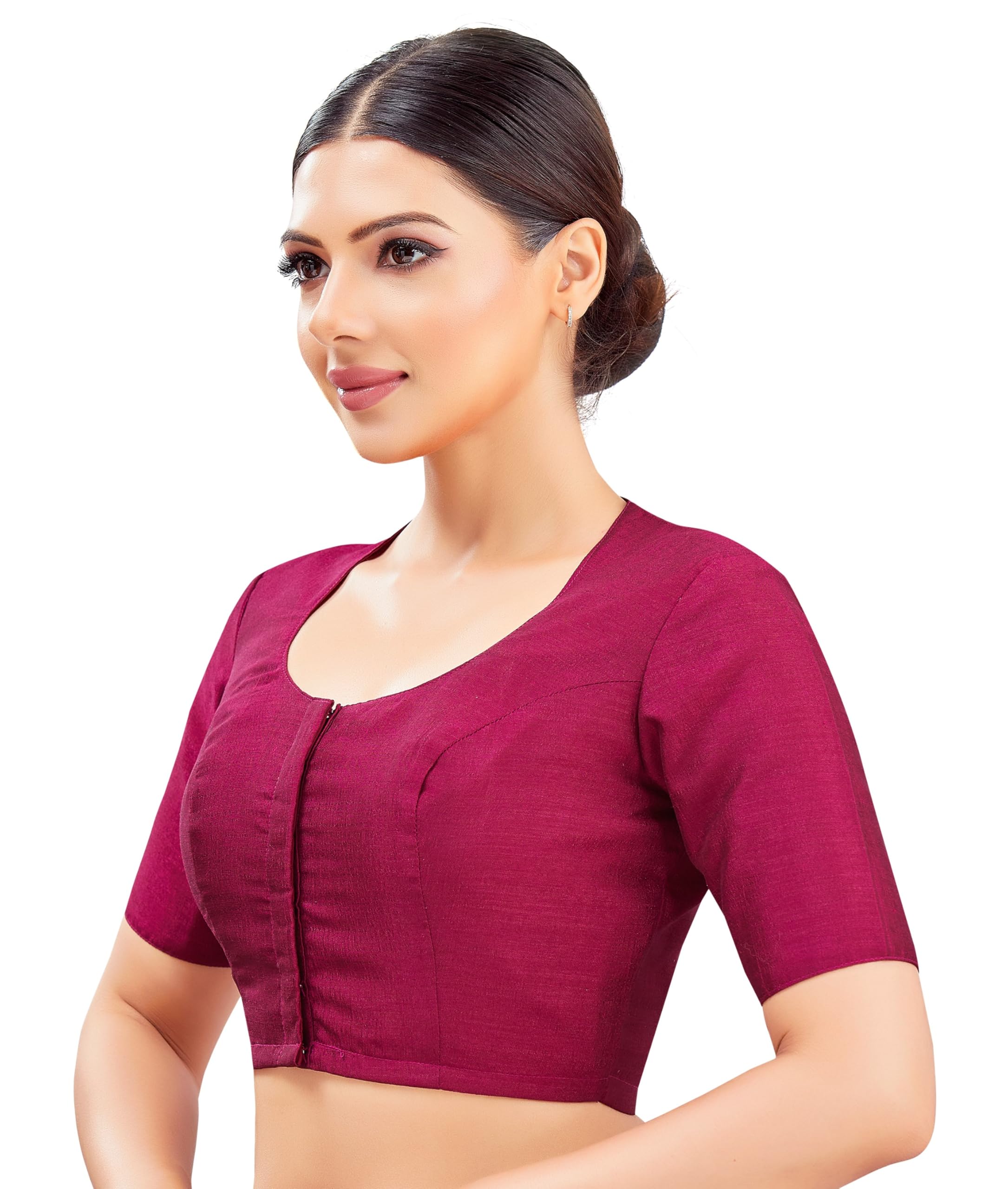 Studio Shringaar Womens Art Silk Saree Blouse - Image 3