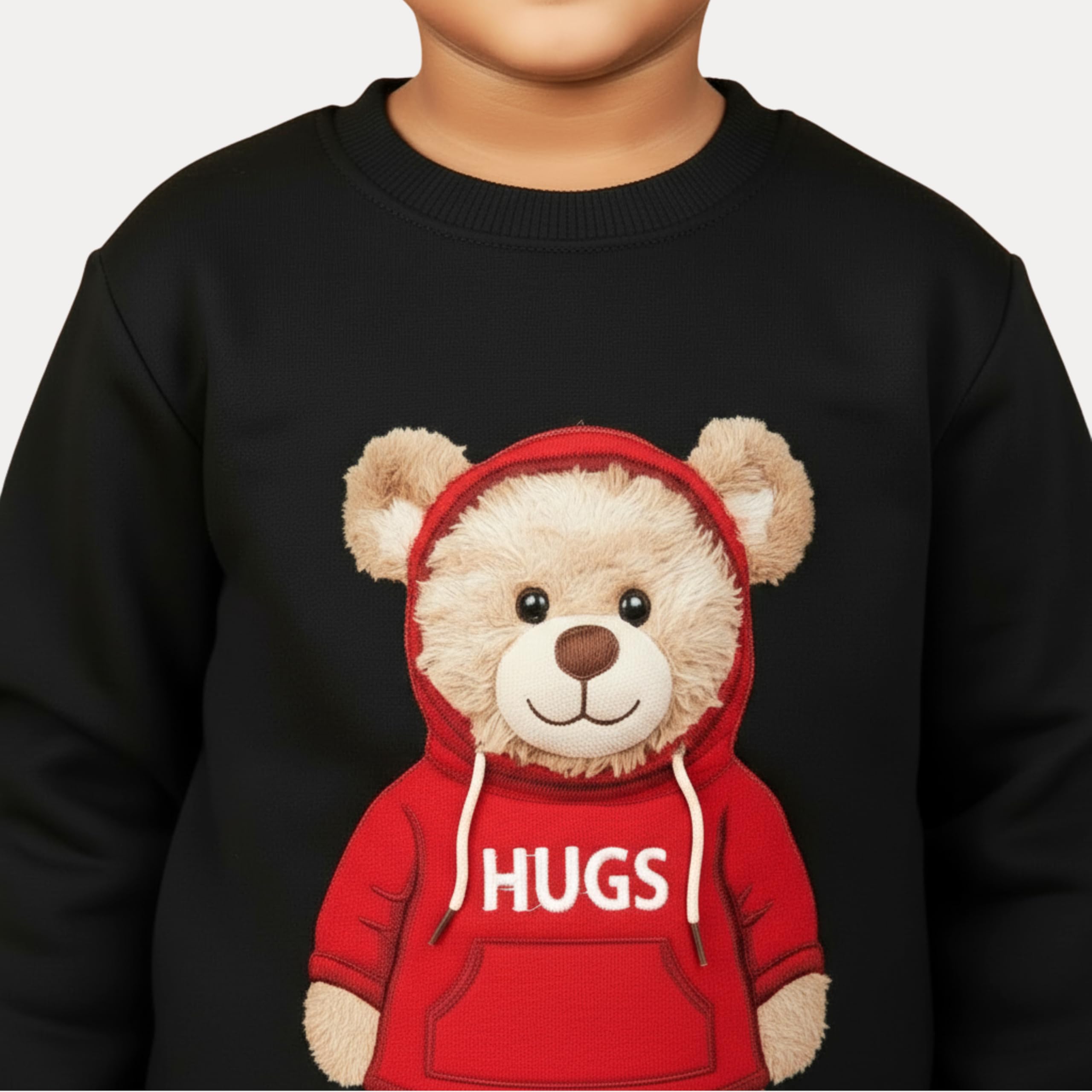 TS LAVI TAVI Kids Sweatshirt Pyjama Set - Red Black - Image 2