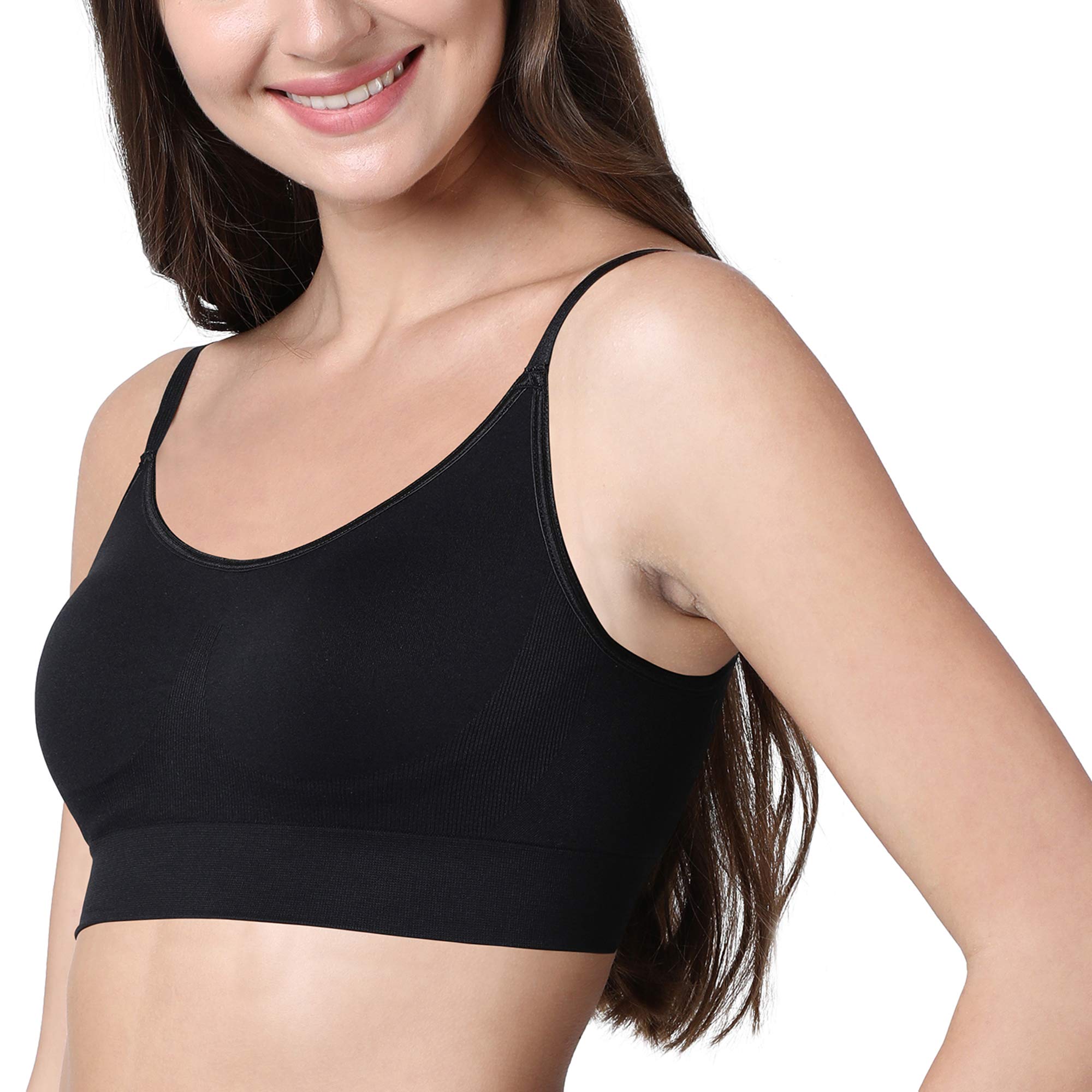 Enamor Ultra Smoothening T-Shirt Bra - Black - Image 2