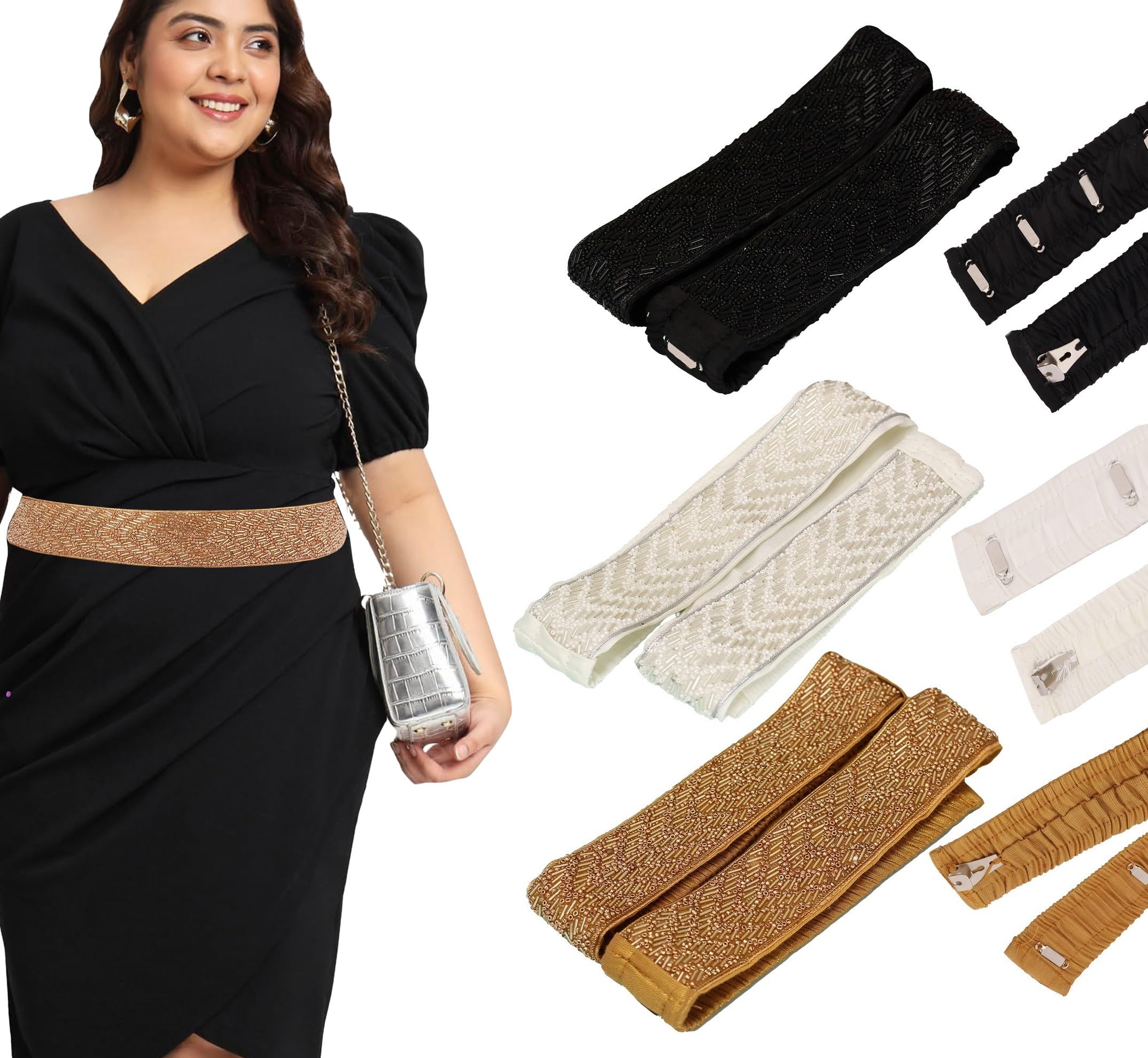 VAMA Women's Cloth Belt for Saree & Lehenga - Image 4