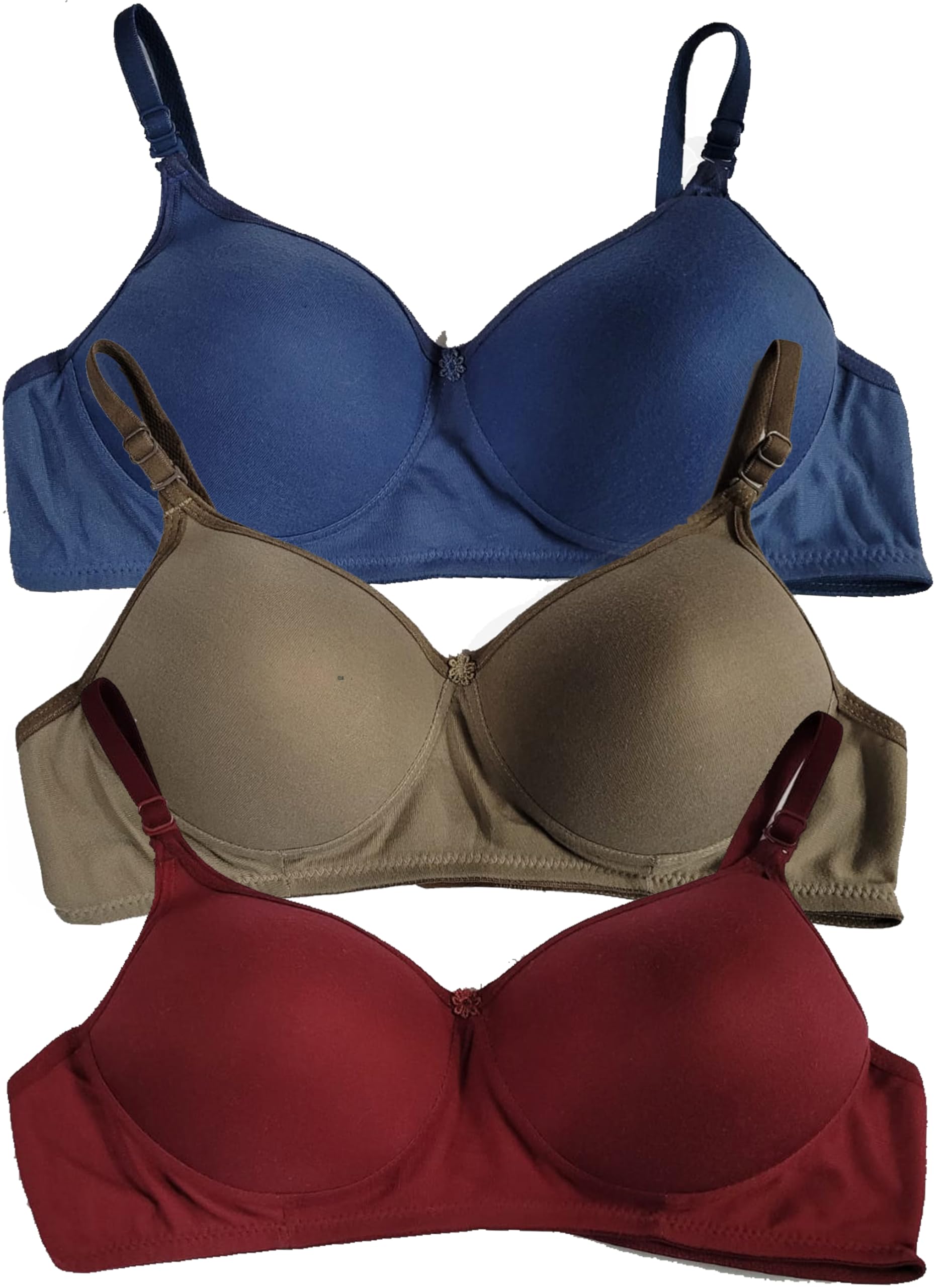 Imsa Moda Polycotton Non-Wired Bra for Women