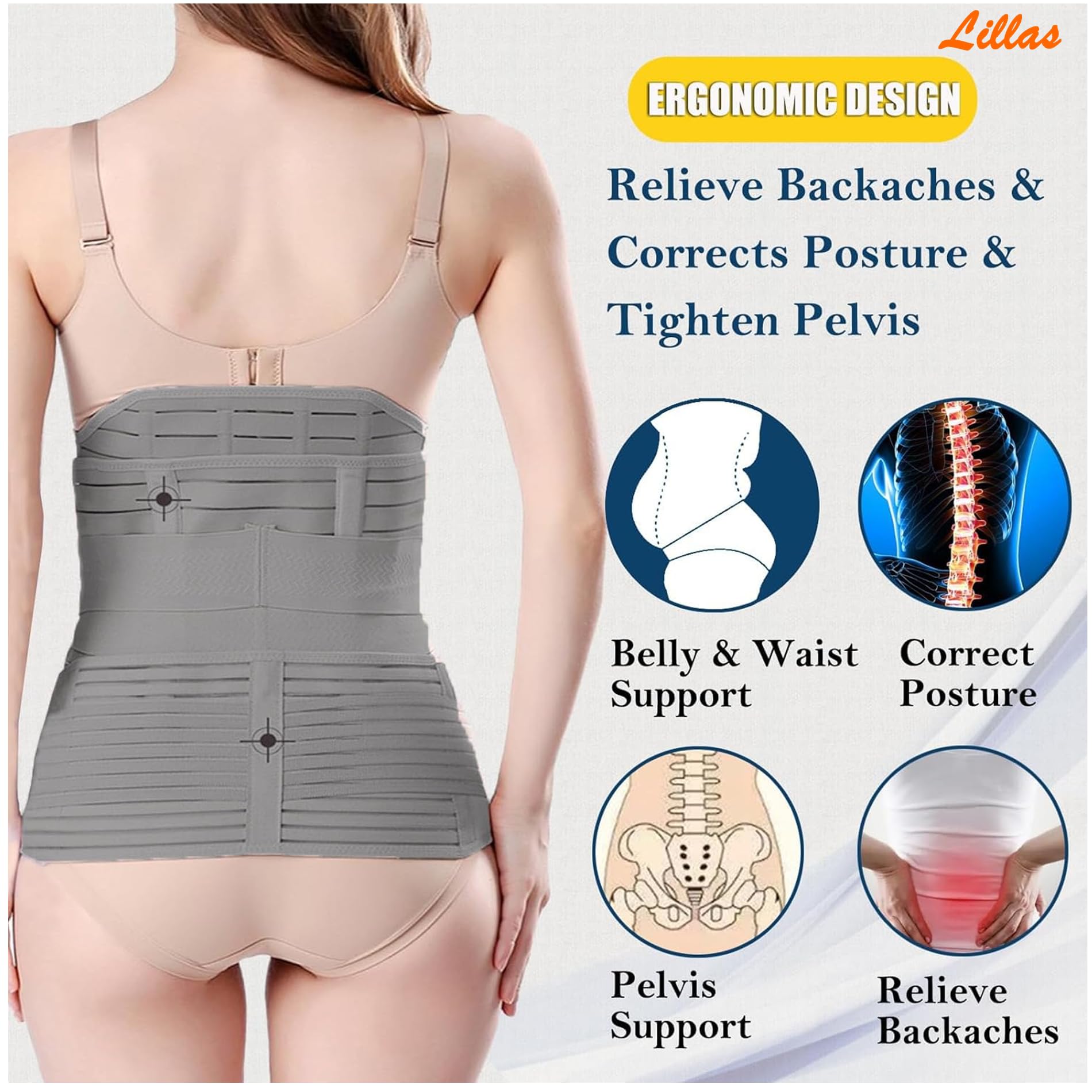 Lillas Post-Pregnancy Support Belt - Image 4