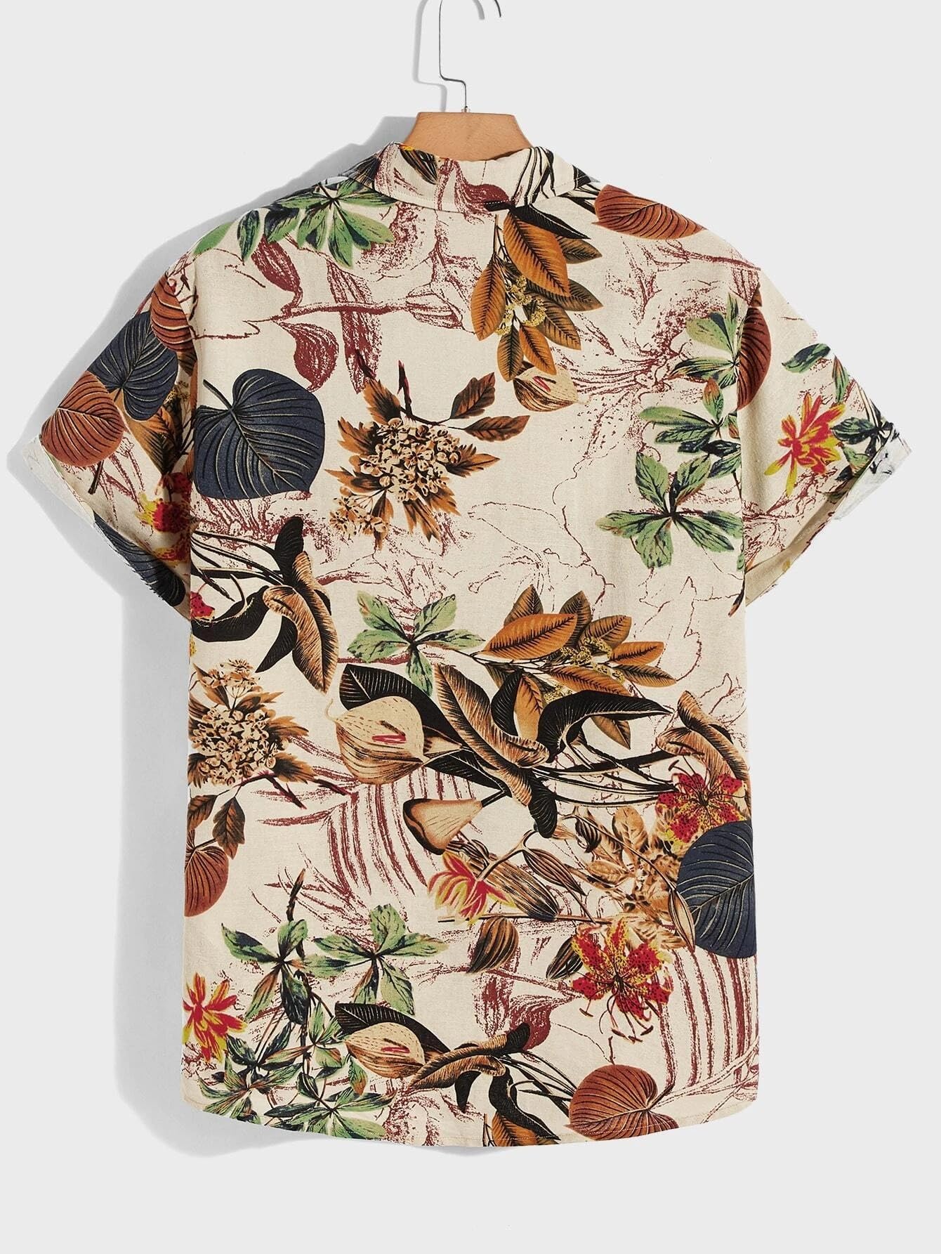 TAGAS Boys Tropical Shirt - Cream - Image 3