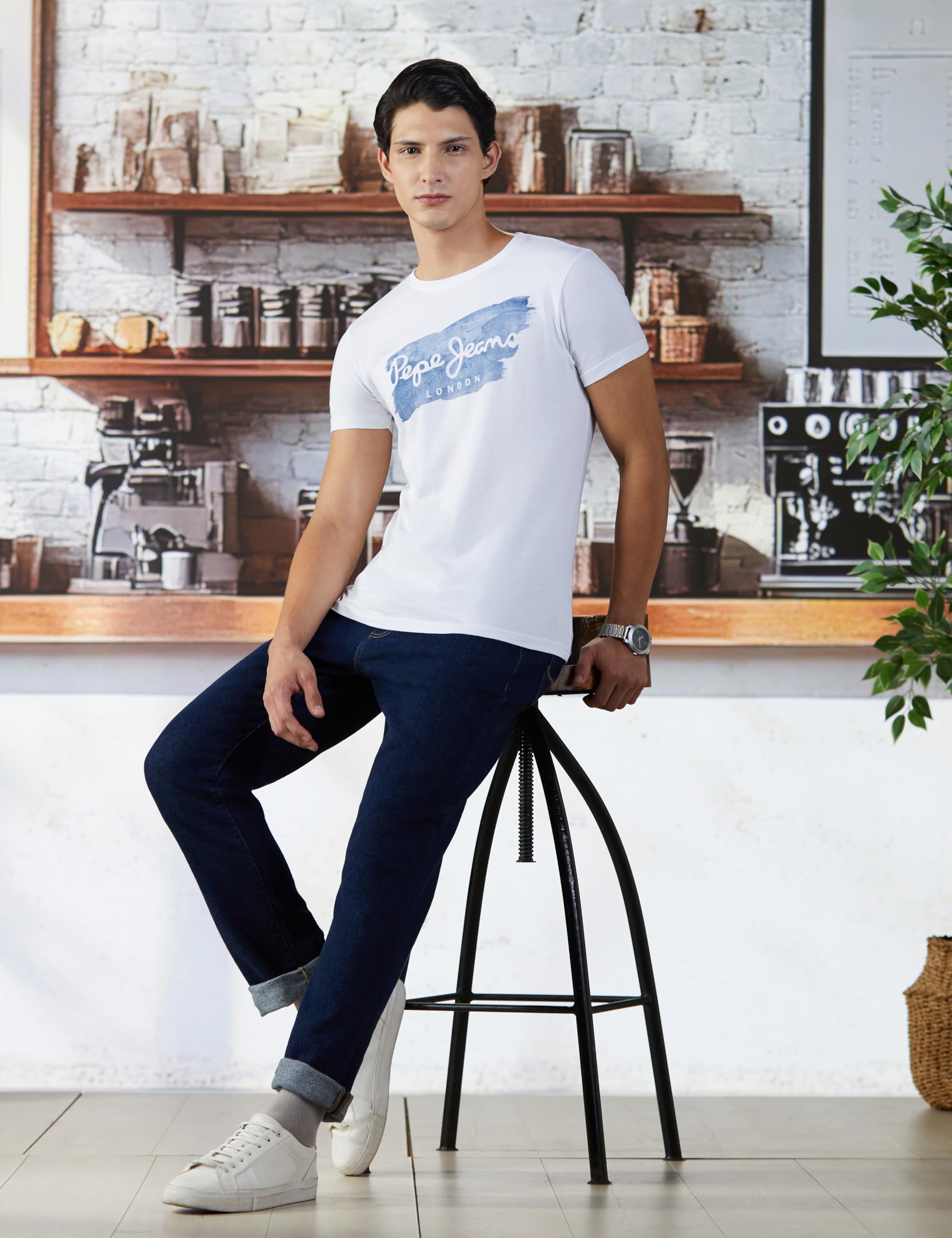 Pepe Jeans Men's Slim Fit T-Shirt - White - Image 2
