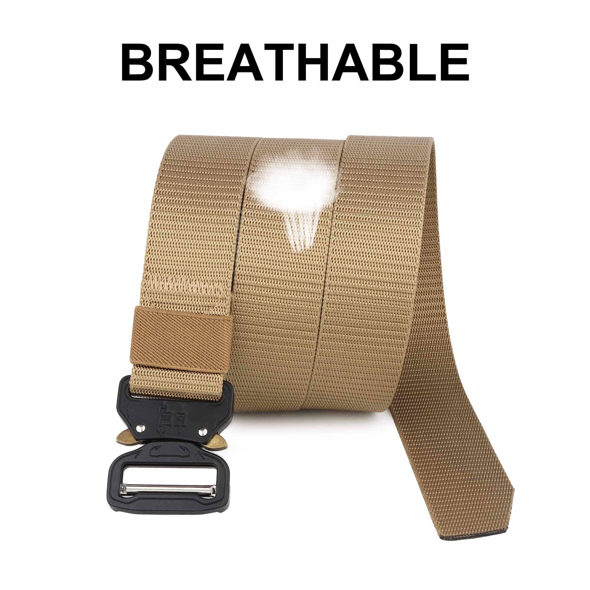 ZORO Men's Woven Tactical Belt - Metal Buckle - Image 3