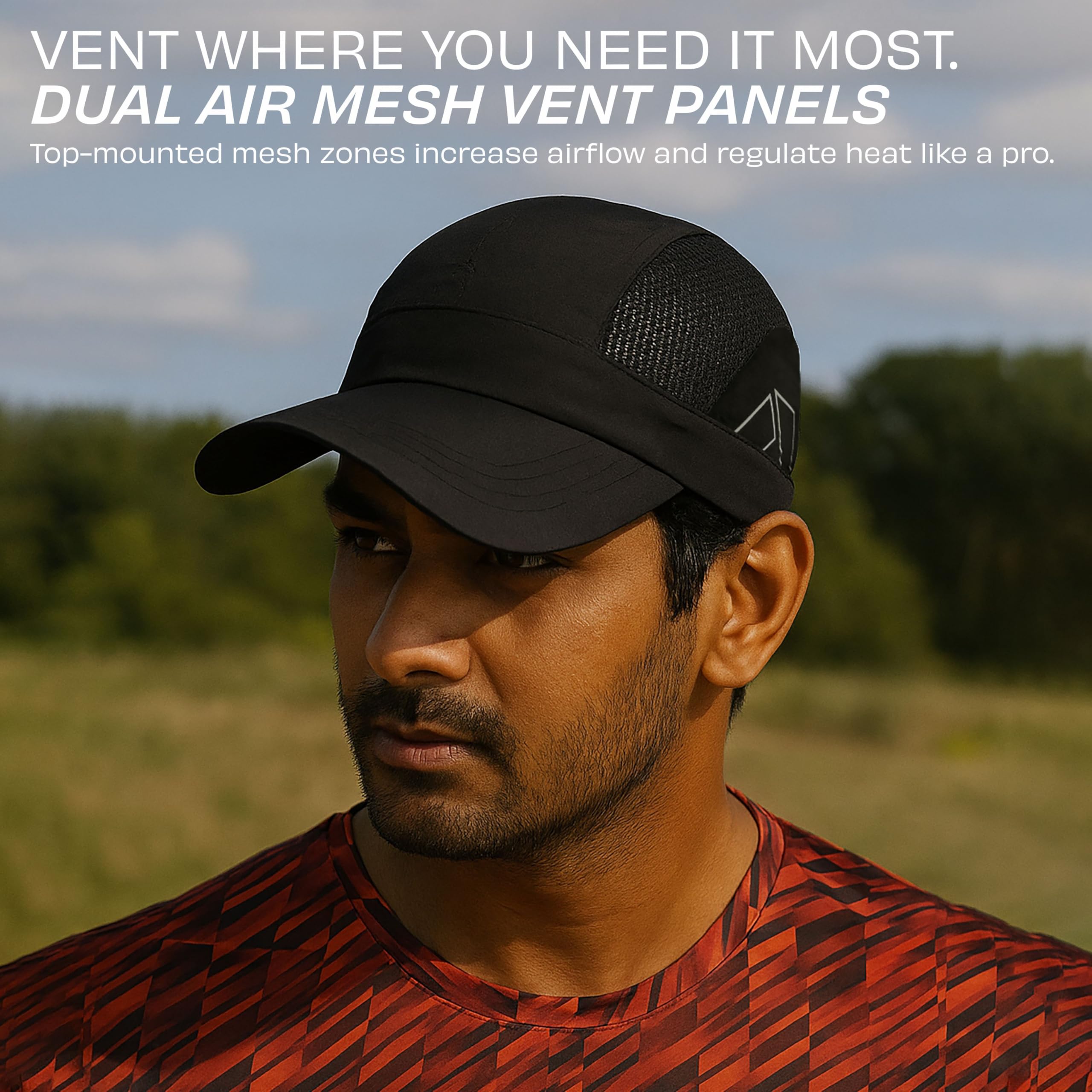 Nivia Aero Unisex Sports Cap - Brick - Image 2