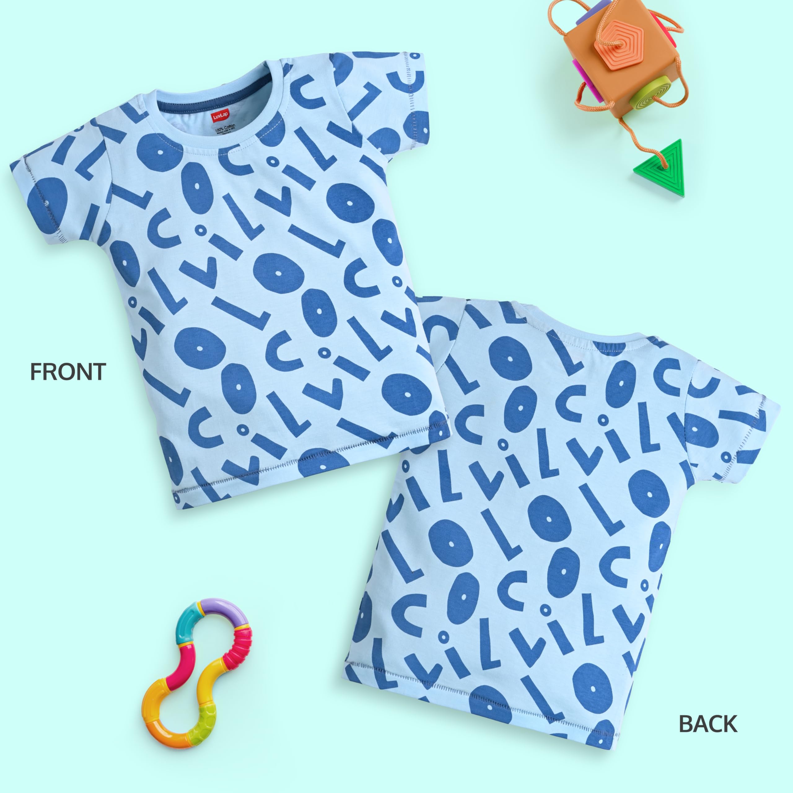 LuvLap Boys Cartoon T-Shirt - Image 4