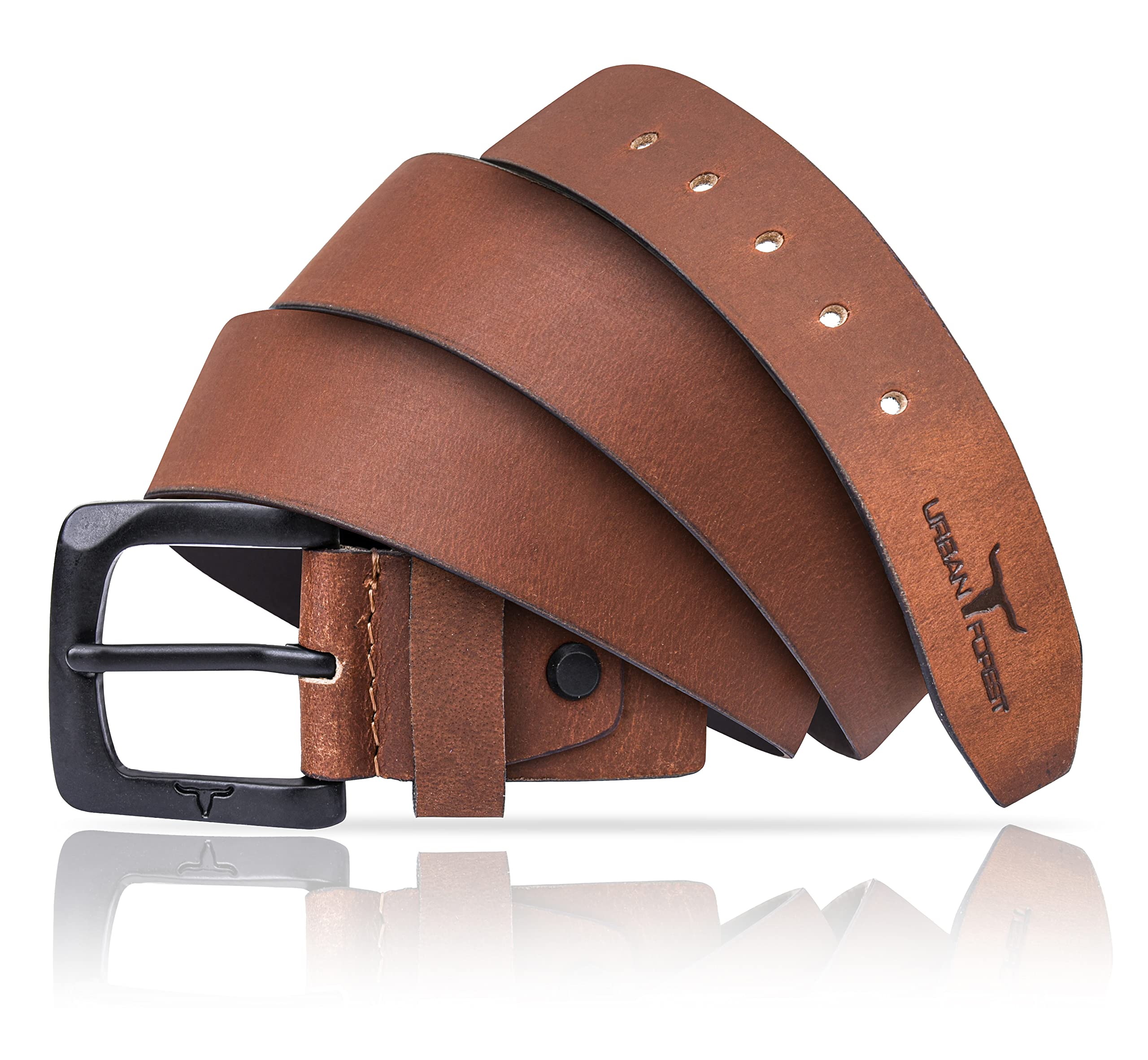 URBAN FOREST Redwood Leather Belt for Men