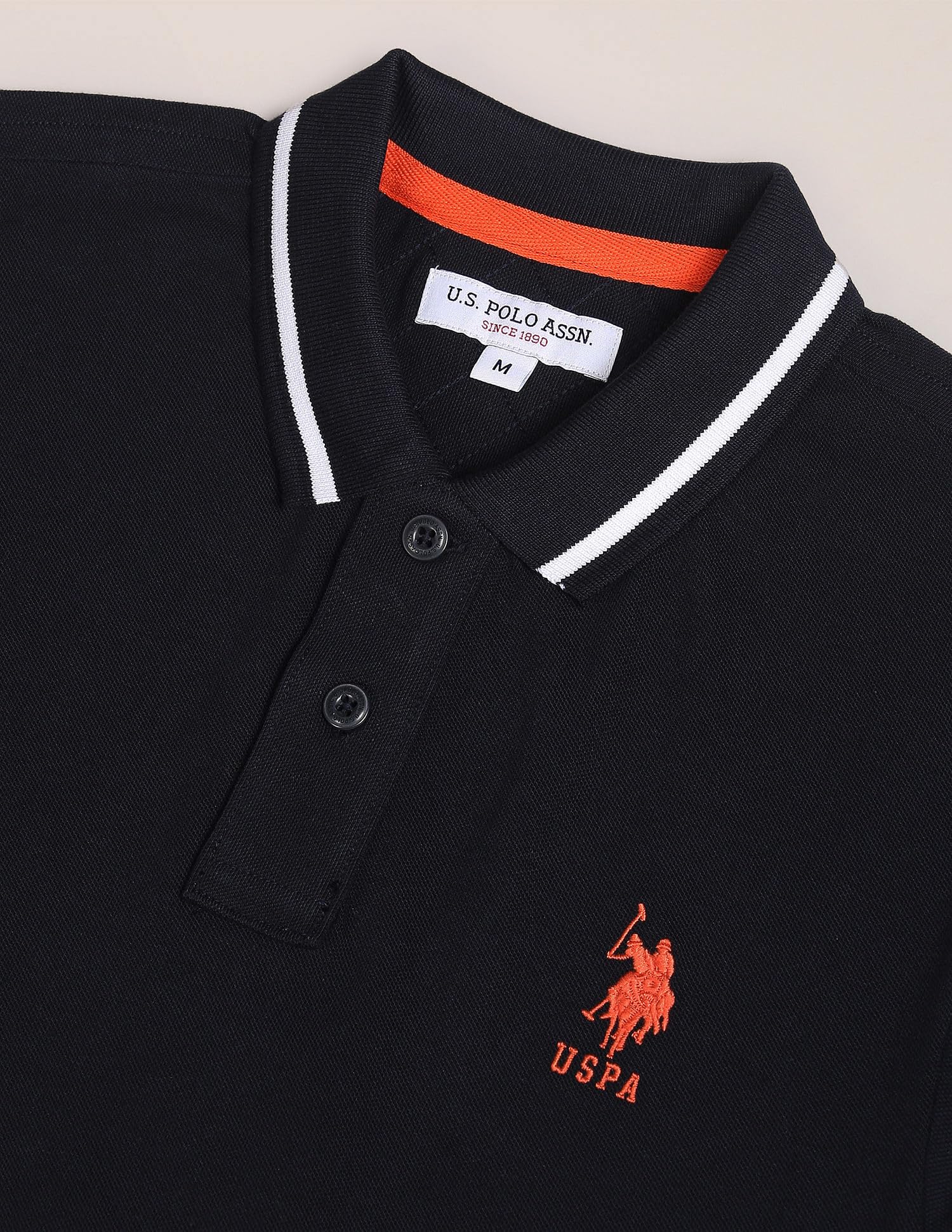 U.S. Polo Assn. Navy Blue Polo Shirt for Men - Image 2