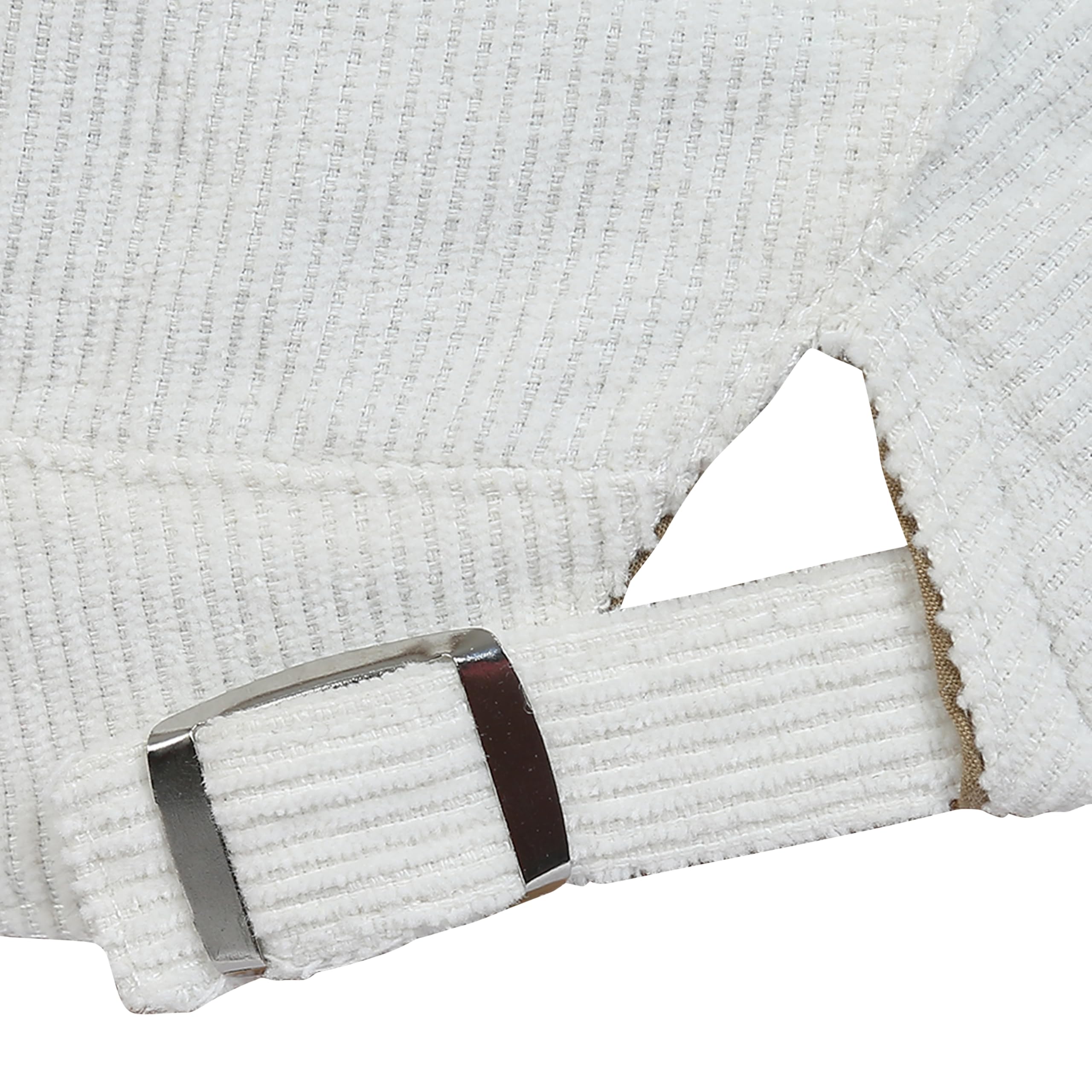 FabSeasons Men's Ivy Flat Golf Cap - Cream - Image 5