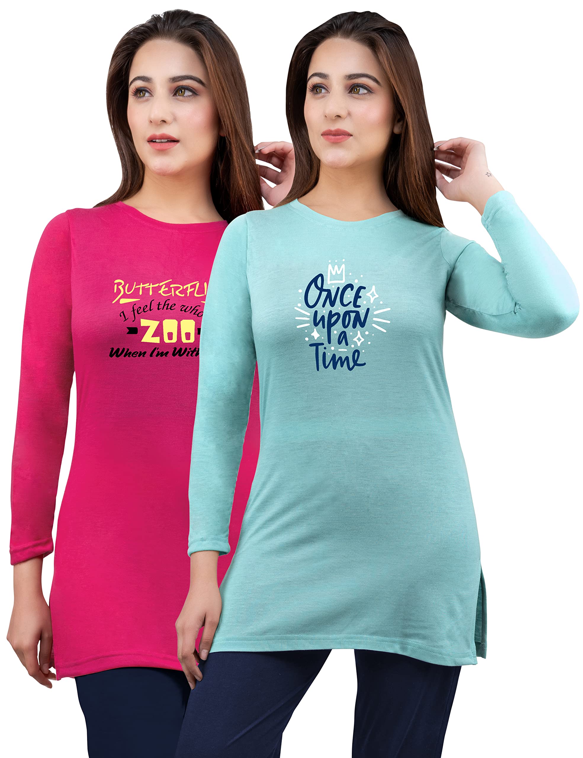 Women's Cotton Full Sleeve T-Shirt