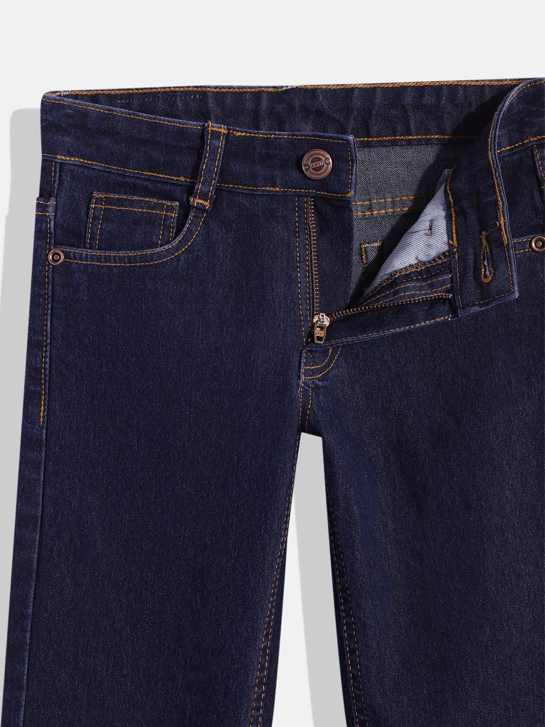 Urbano Juniors Dark Blue Slim Fit Jeans for Boys - Image 4