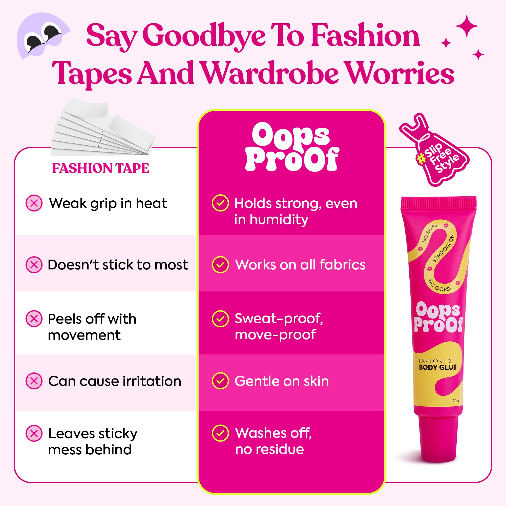 Oops Proof Body Glue - Invisible Sweat-Proof Adhesive - Image 5