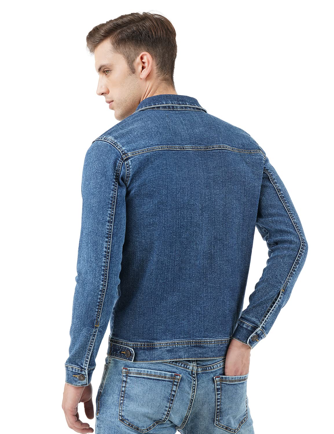 INKD Men's Stretch Denim Jacket - Indigo - Image 2