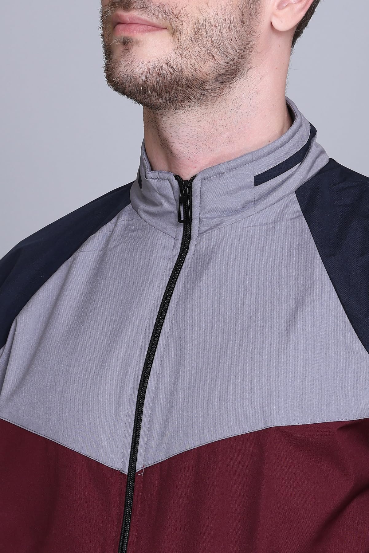 eWools Men's Nylon Windcheater Jacket - Maroon - Image 4