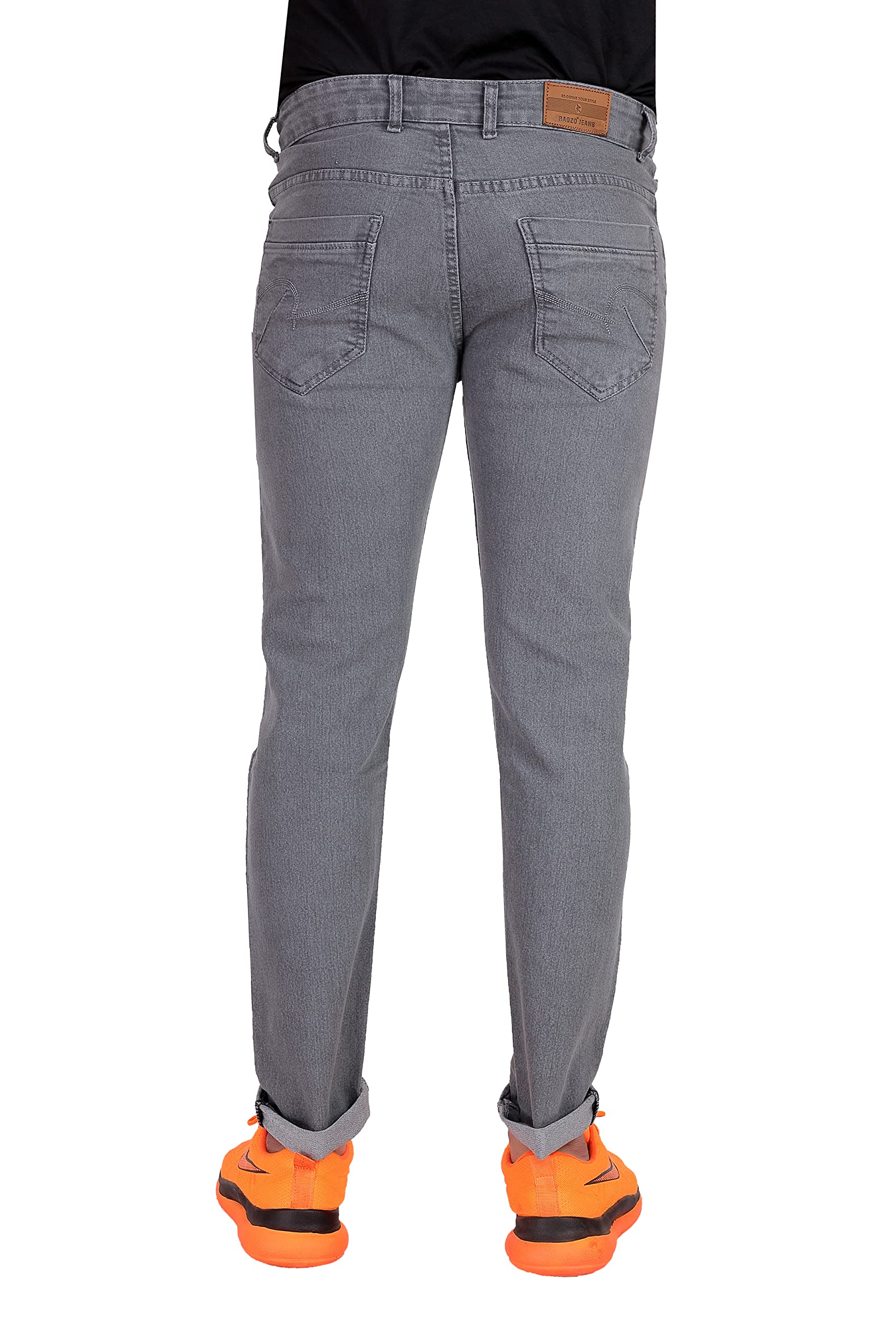 RAGZO Grey Slim Fit Jeans for Men - Image 4