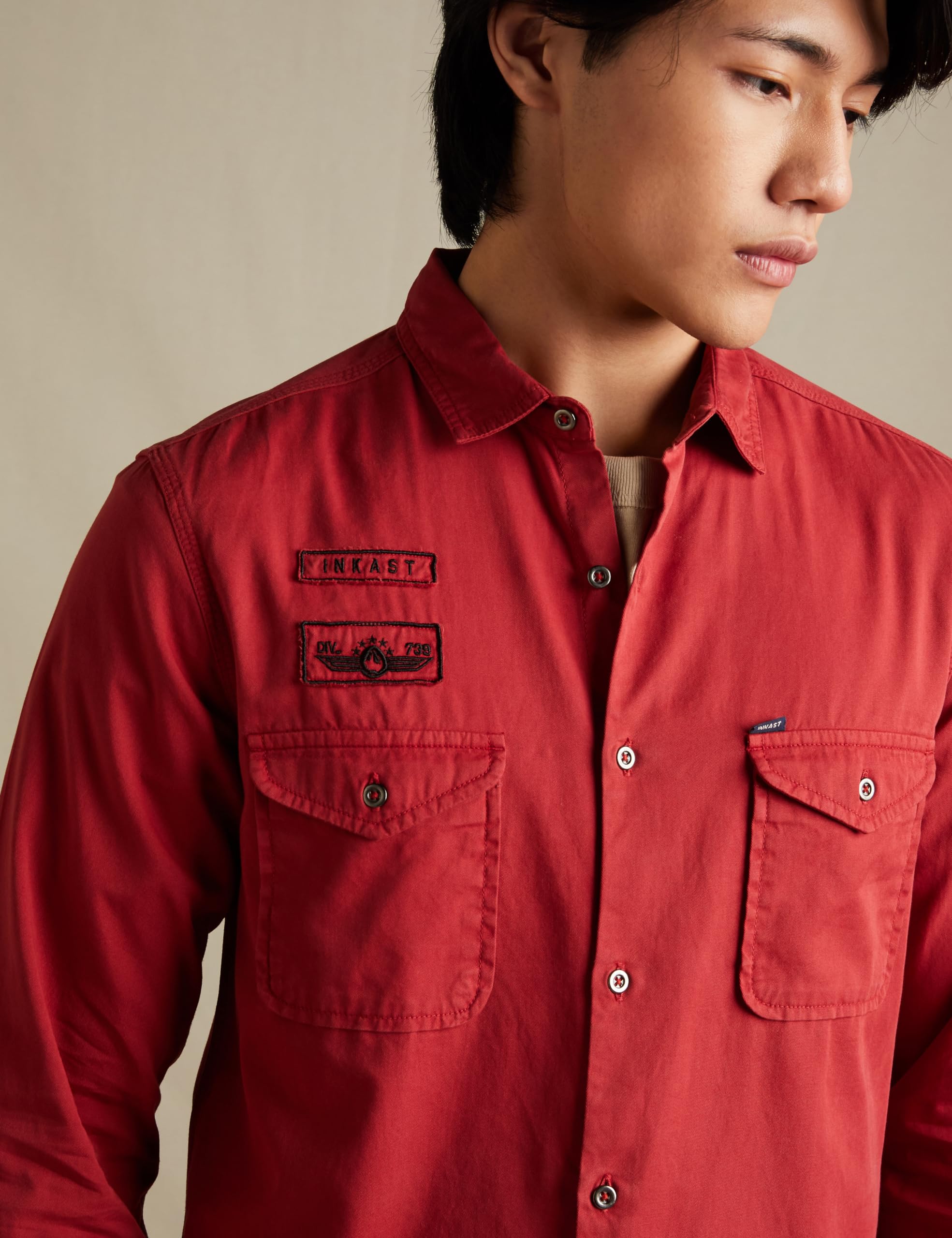 INKAST Men's Cotton Shirt - Bossa Nova - Image 4