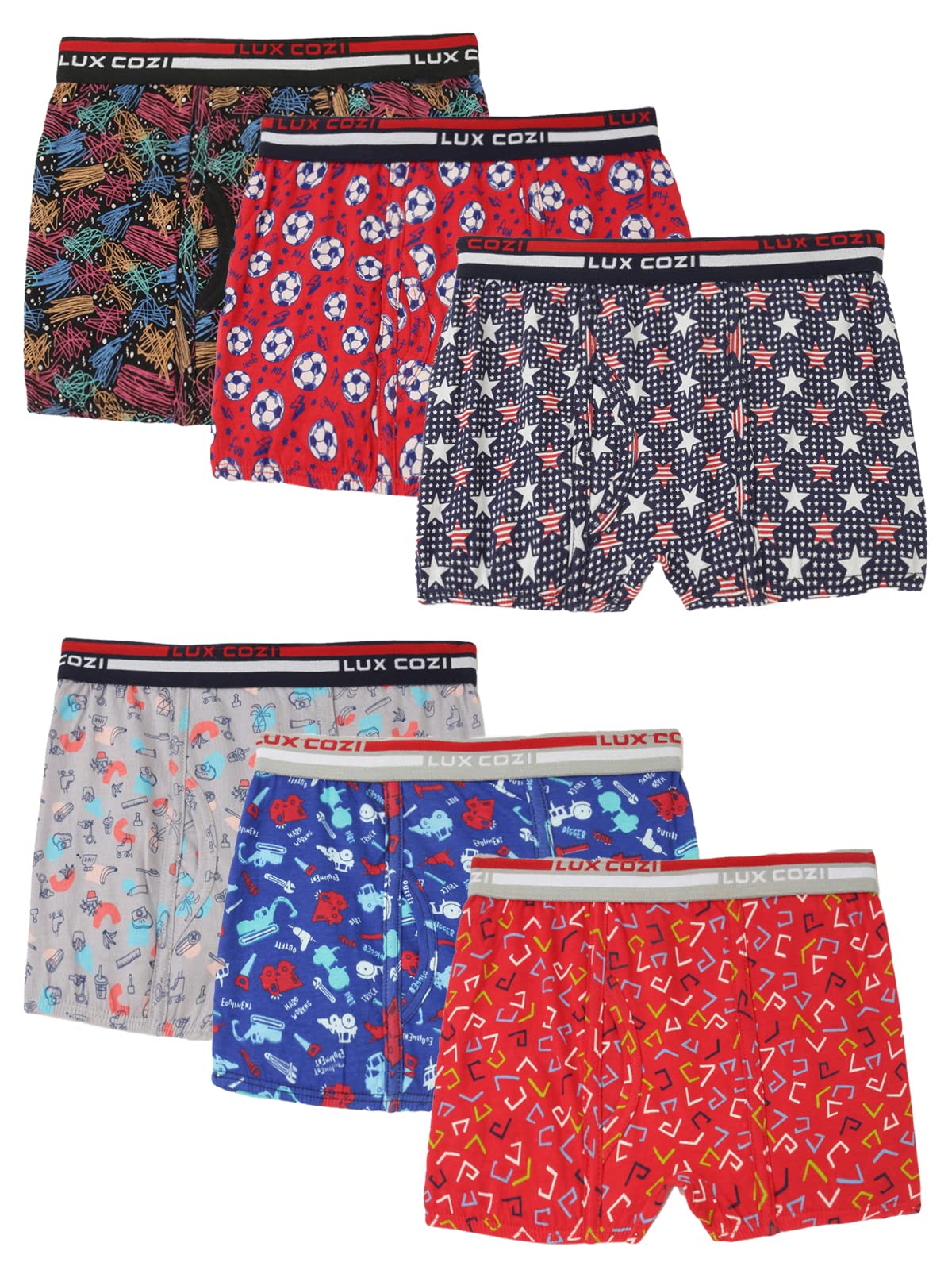 Lux Cozi Boys Printed Trunk - Cotton