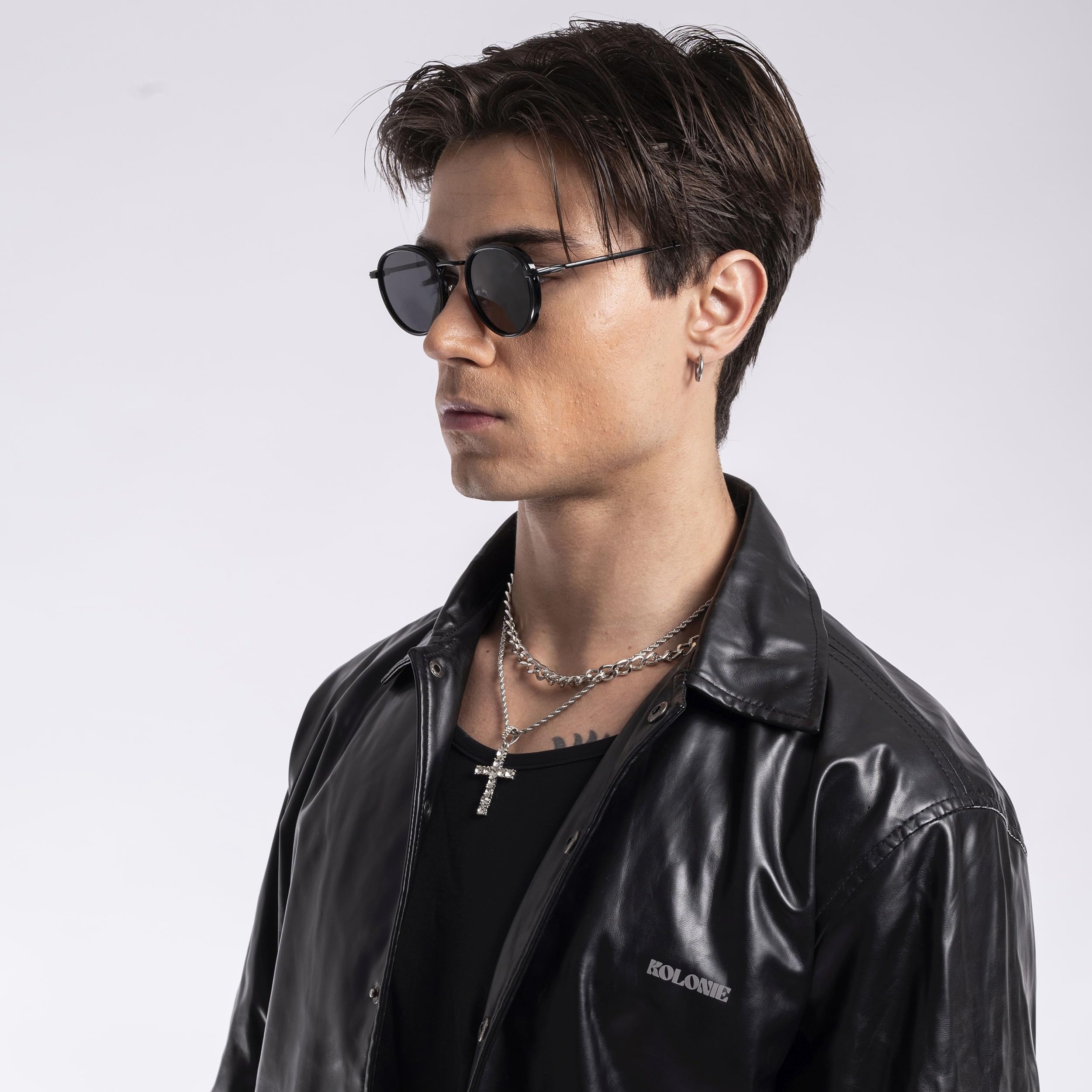 Voyage Polarized Sunglasses for Men & Women - Black - Image 2