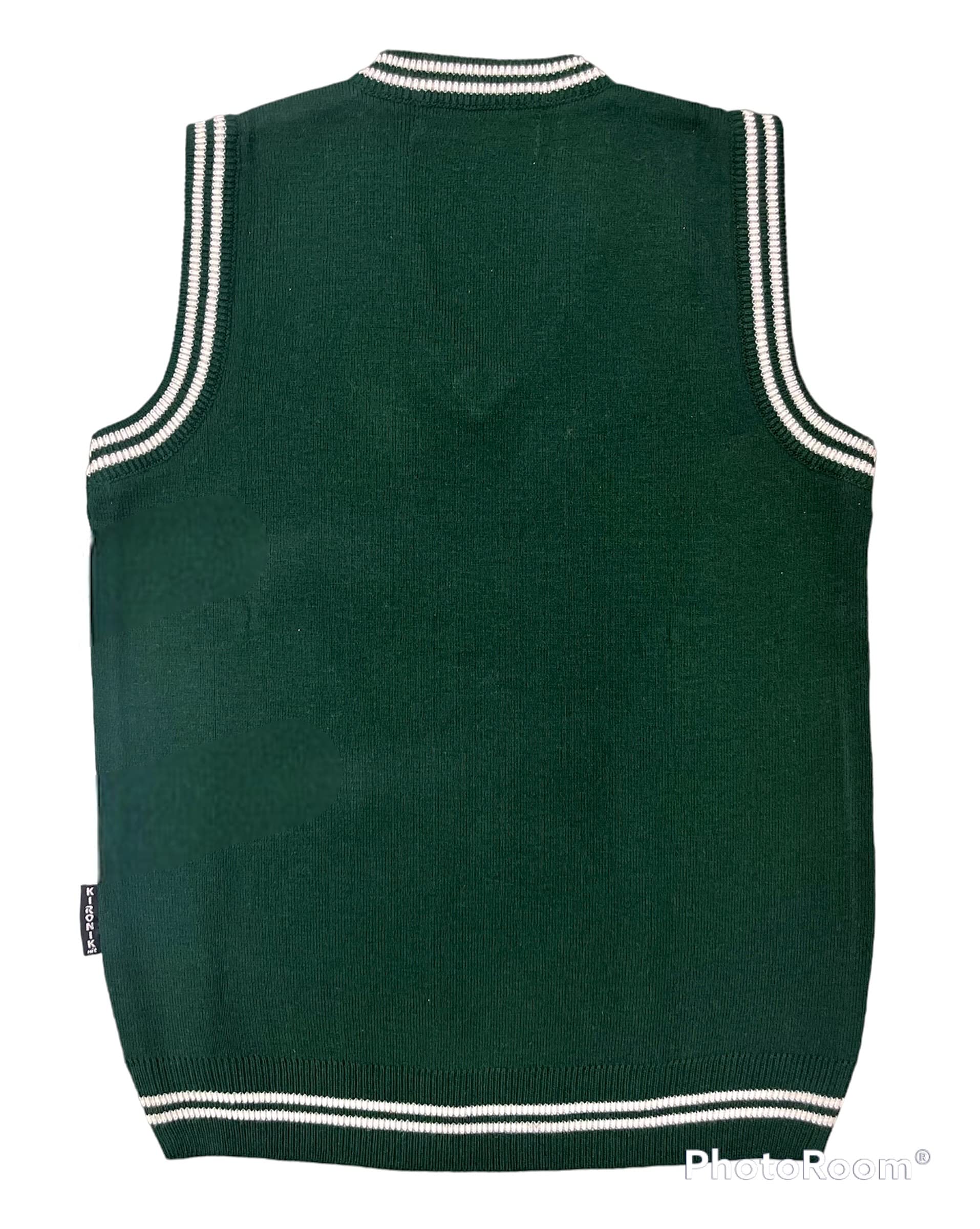 KIRONIKNIT Boys Acrylic Sleeveless Sweater - Image 2