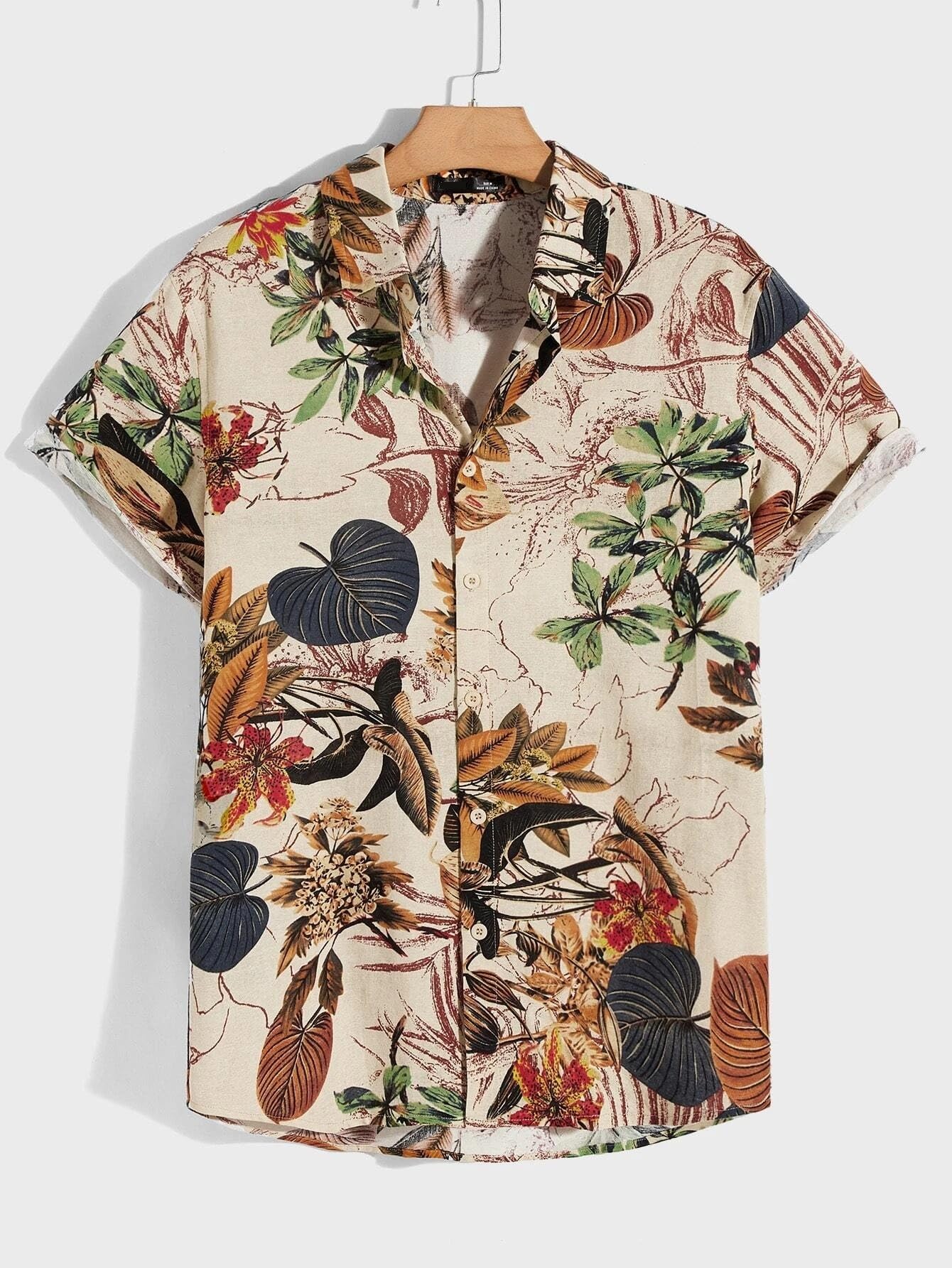 TAGAS Boys Tropical Shirt - Cream - Image 2