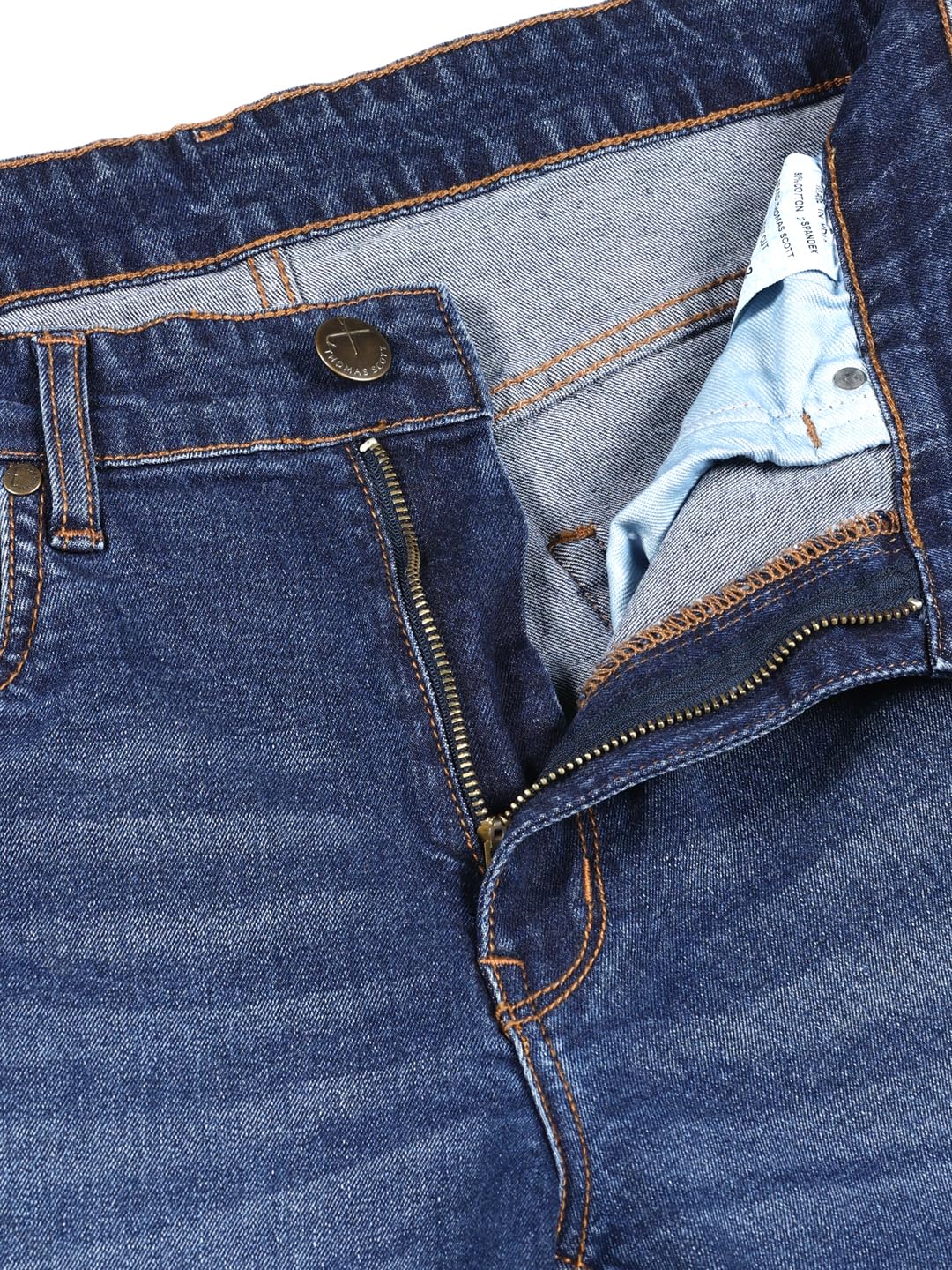 Thomas Scott Men's Mid-Rise Boot Cut Jeans - Dark Indigo - Image 5