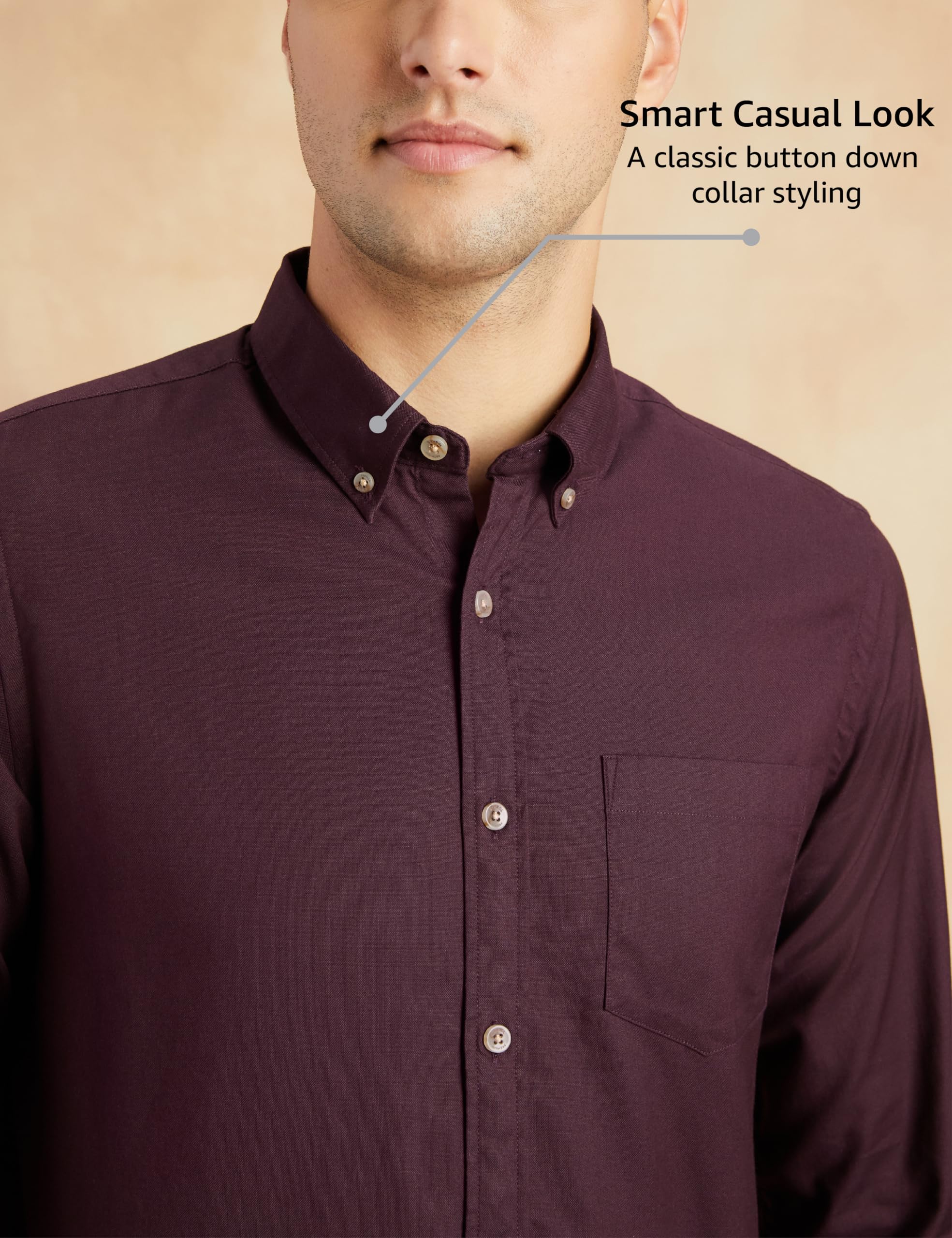 Symbol Men Solid Buttondown Casual Shirt - Image 4