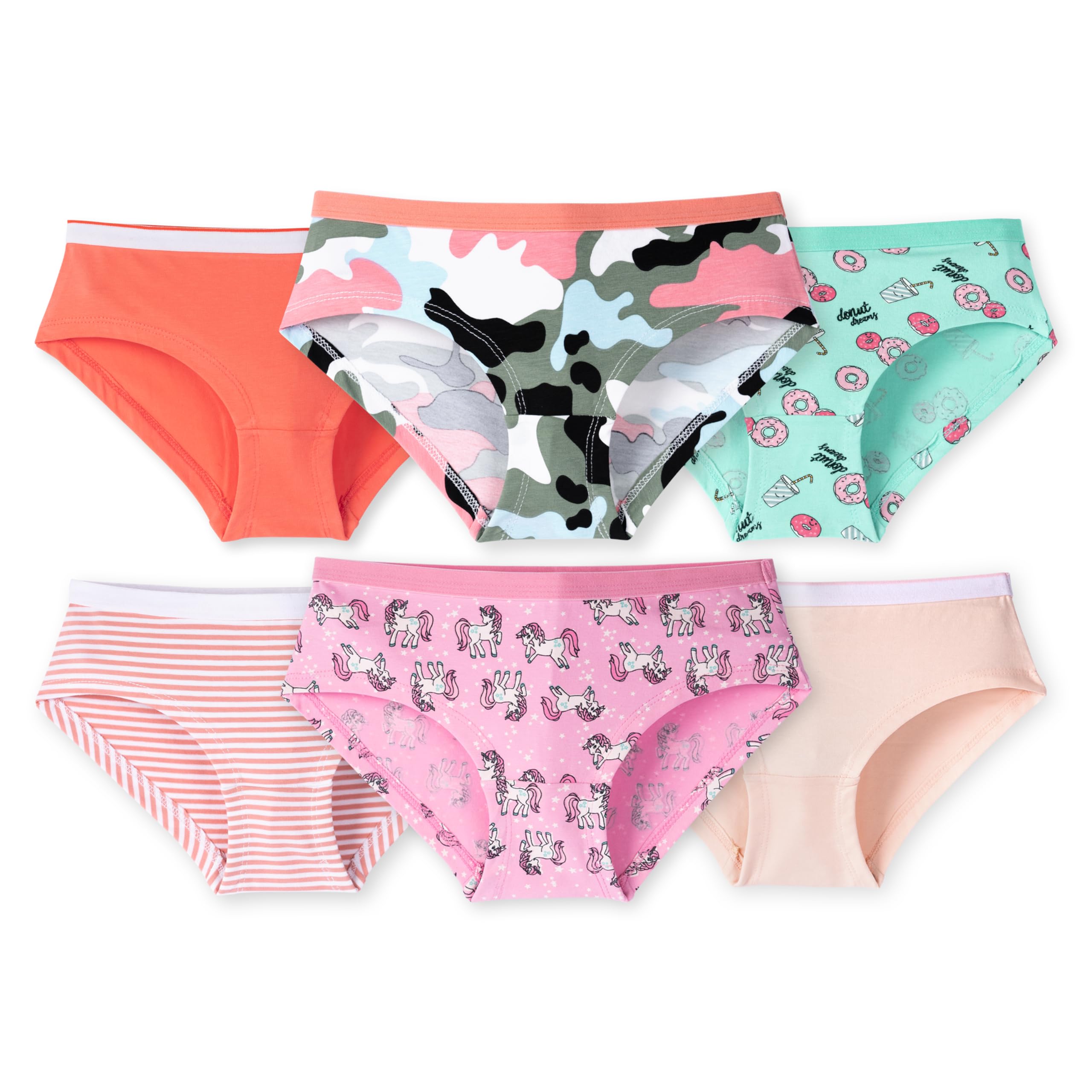 ARIEL Girls Multicolor Cotton Printed Panties