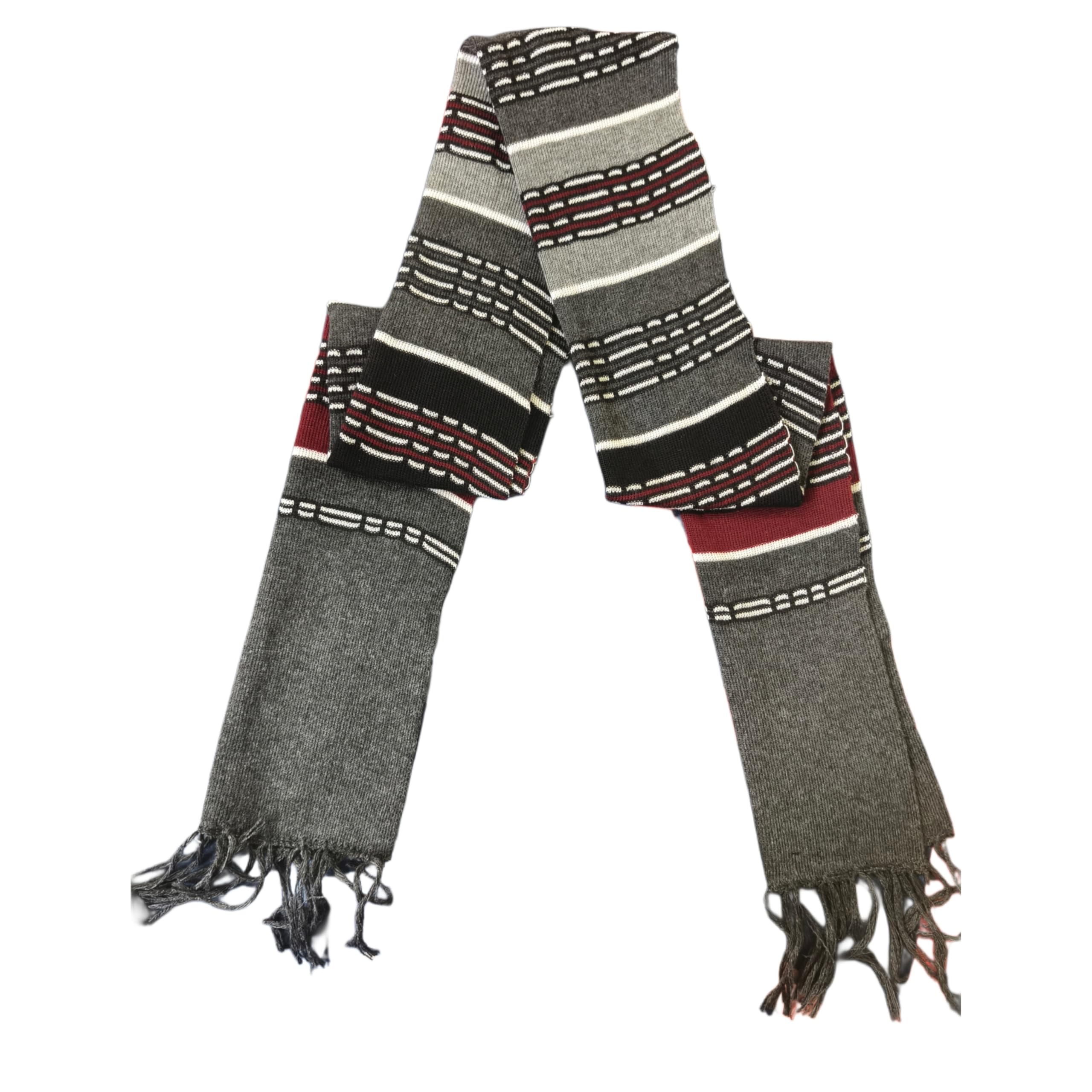 RIZZQ Woolen Cashmere Knitted Muffler Scarf - Image 5
