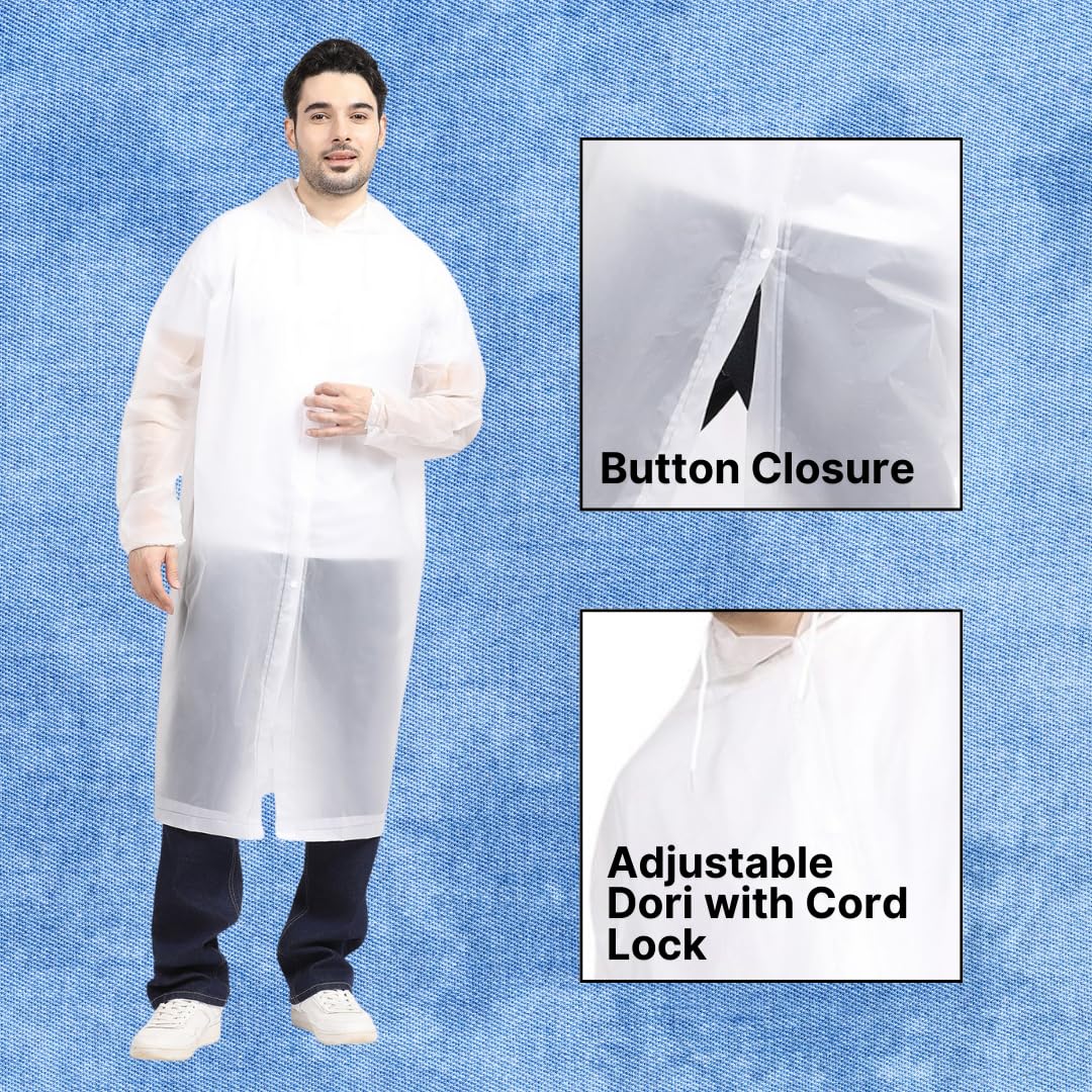 Citizen Eco-Friendly EVA Poncho Raincoat for Men & Women - Image 4