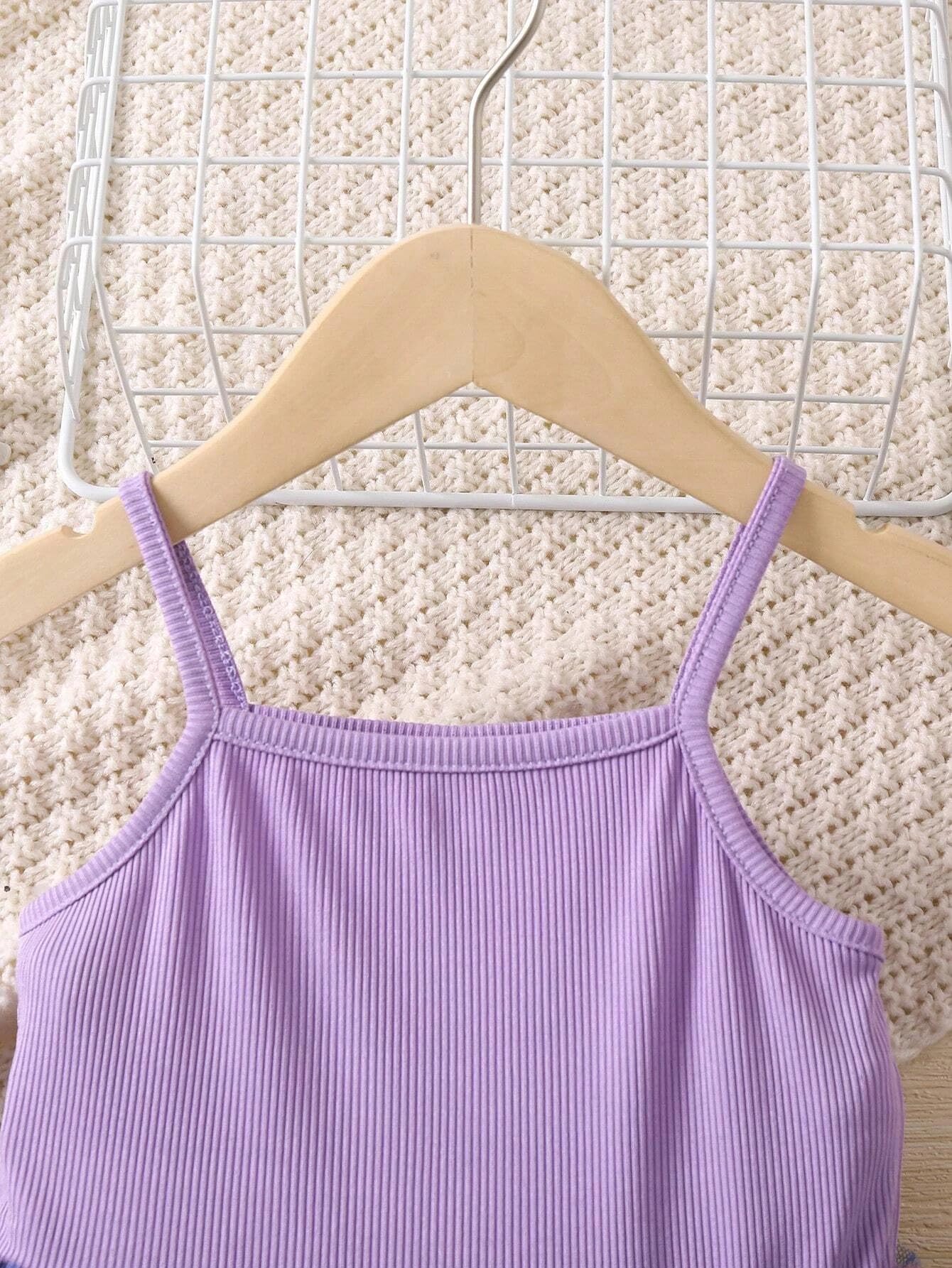 TAGAS Baby Girl Net A-Line Dress - Lavender - Image 4