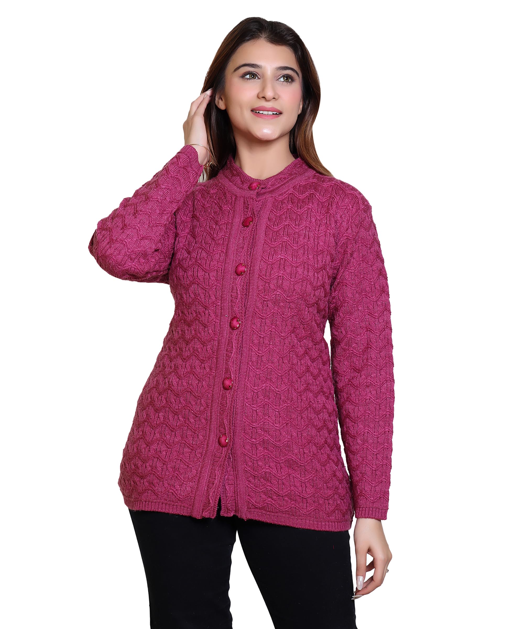 Grand Line Women Acrylic Cardigan Sweater