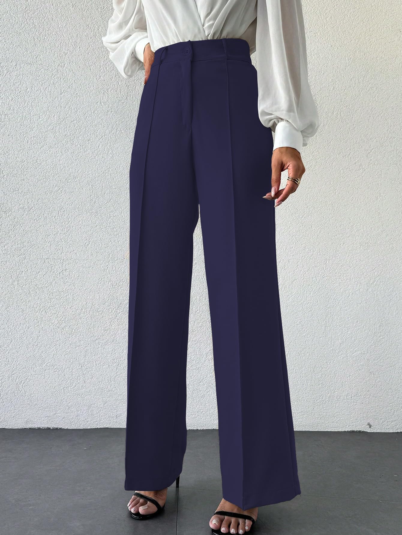 Navy Blue Trousers for Women - Image 4
