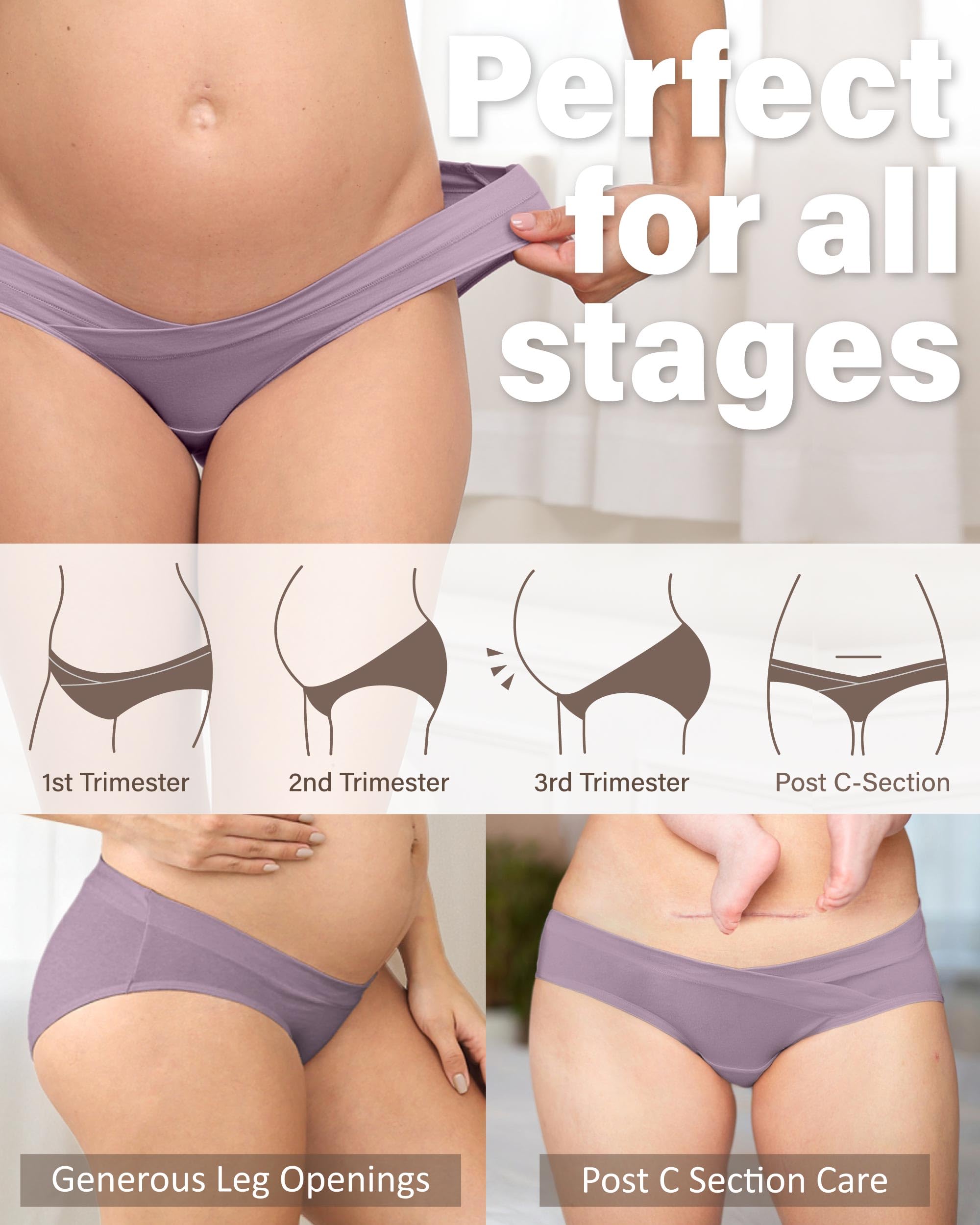 Intimate Portal Maternity Underwear for Women - Cotton - Image 3