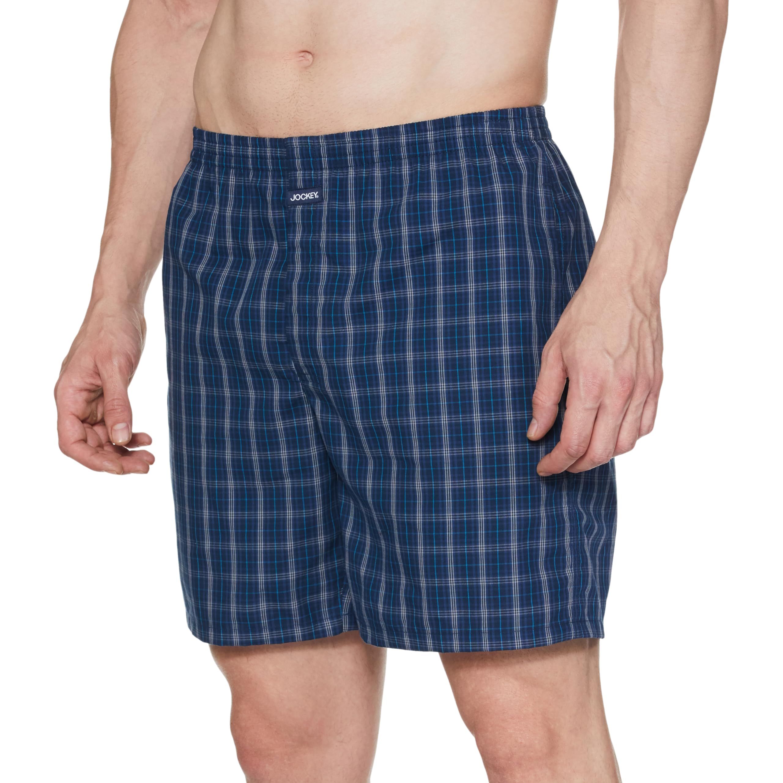 Jockey Men's Cotton Checkered Boxers - Multicolor - Image 4