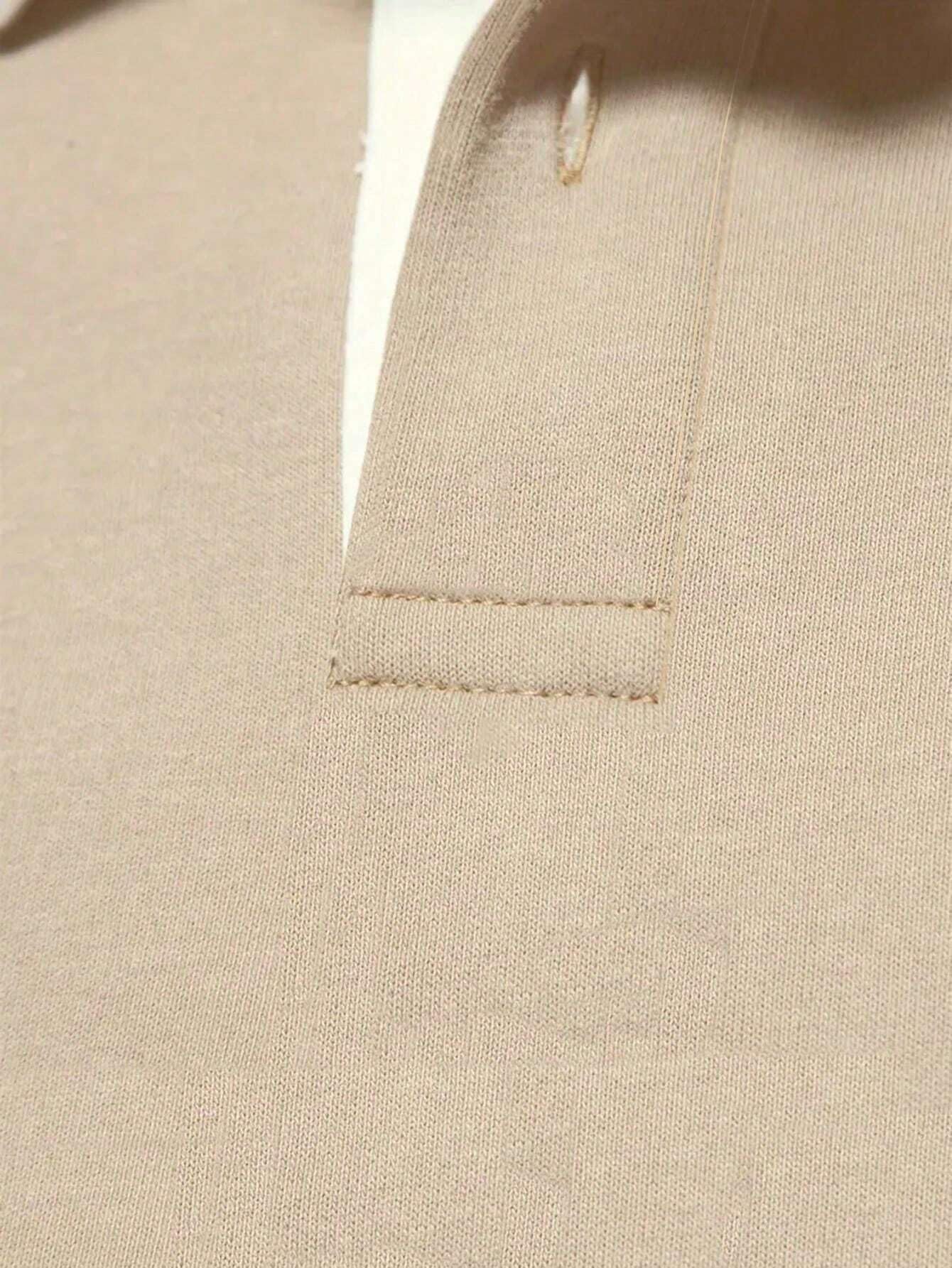 JVX Men's Beige Hoodie Sweatshirt - Image 5