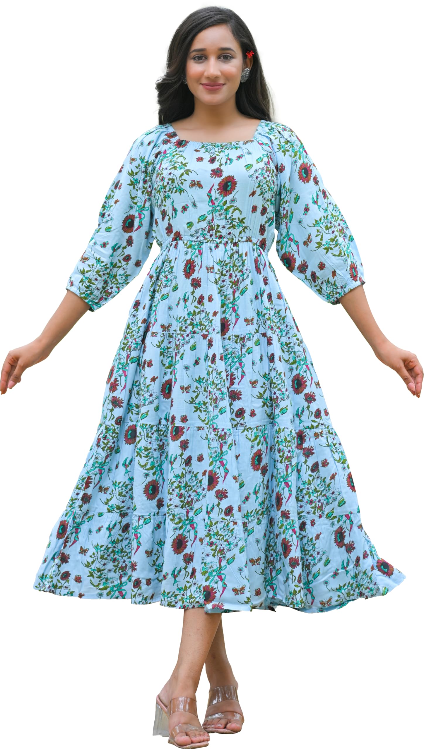 Yash Women Floral Printed Maxi Dress