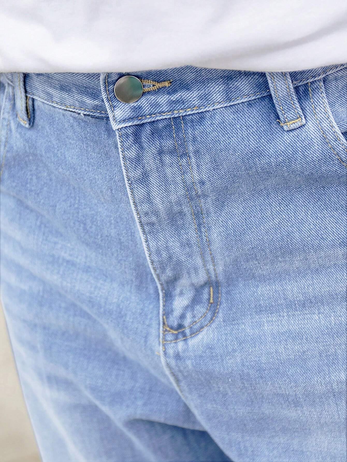 TAGAS Men's Mid Rise Jeans - Sky Blue - Image 4