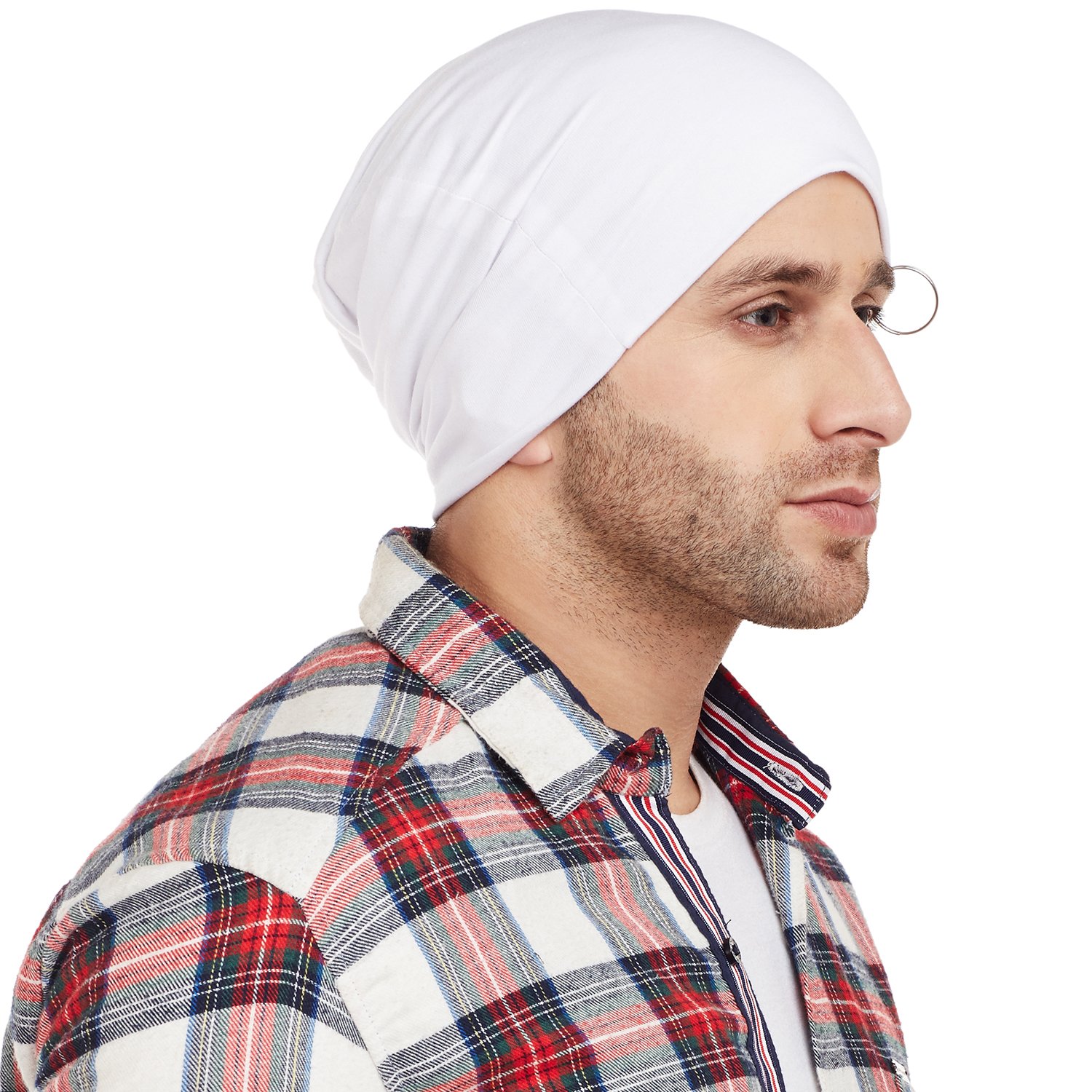 Mack Jonney Striped Navy Blue Beanie for Men - Image 2